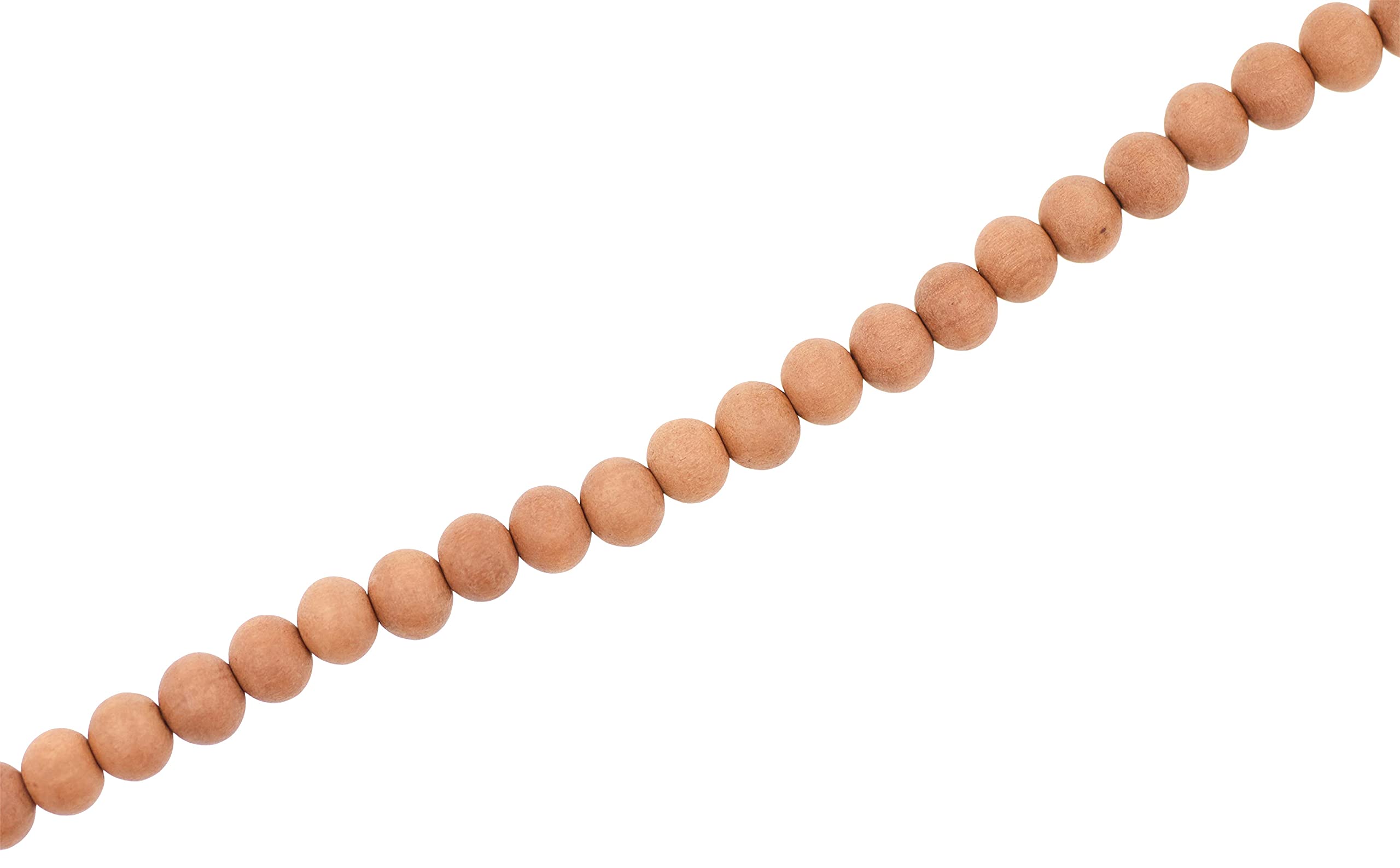 Mandala Crafts Natural Wood Mala Beads Necklace – Sandalwood Japa Mala Beads 108 Necklace – 108 Mala Beads Bracelet Mala Prayer Beads Necklace for Men Women Mala Meditation Beads