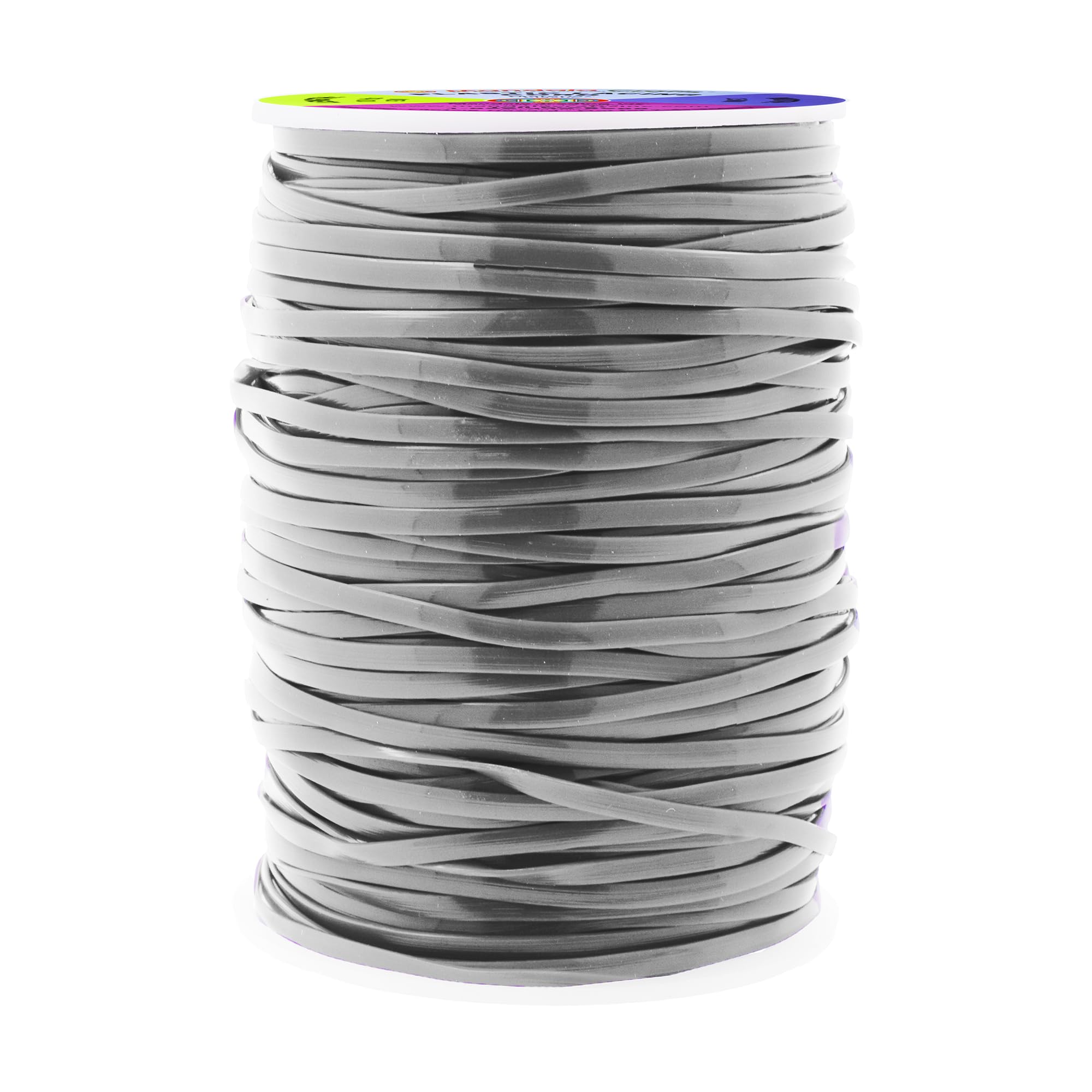 Plastic Lacing Cord Boondoggle String Kit - 2.5mm 100 Yds Gimp String Kit for Keychain Plastic Cord Bracelet Necklace Jewelry Making - Plastic Lanyard String