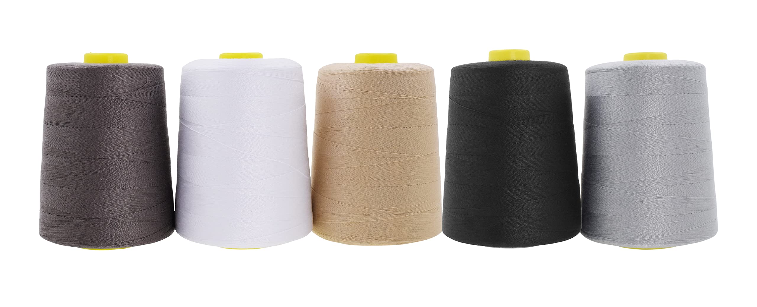 All Purpose Sewing Thread from Polyester for Serger, Overlock, Quilting, Sewing Machine