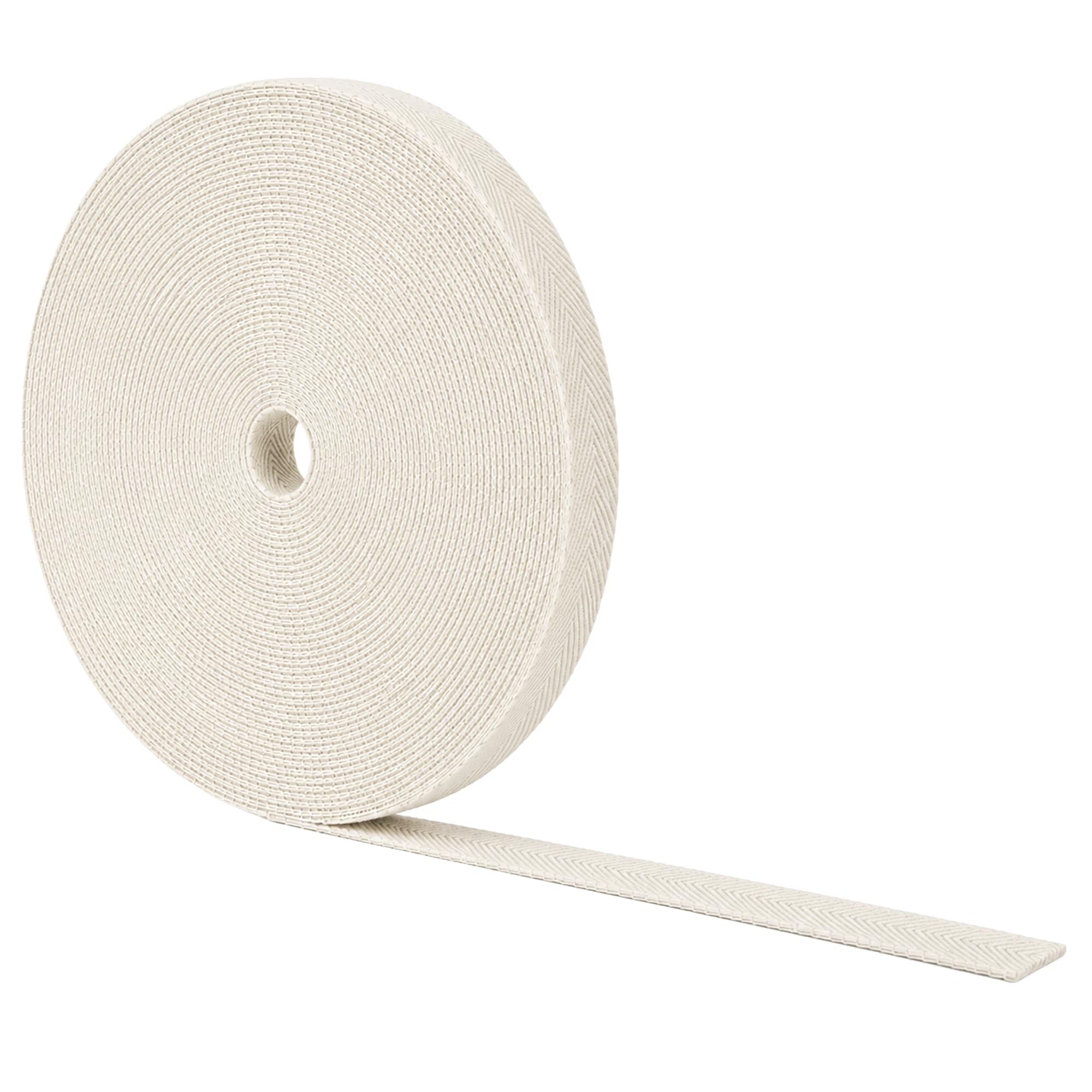Cotton Twill Tape - Cotton Ribbon Webbing - Soft Cotton Herringbone Tape Cloth Strap for Seam Binding Sewing Trimming