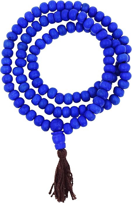 Mandala Crafts 108 Tibetan Buddhist Prayer Beads for Men Women - Yak Bone Mala Beads Necklace for Mala Meditation Beads Yoga Beads