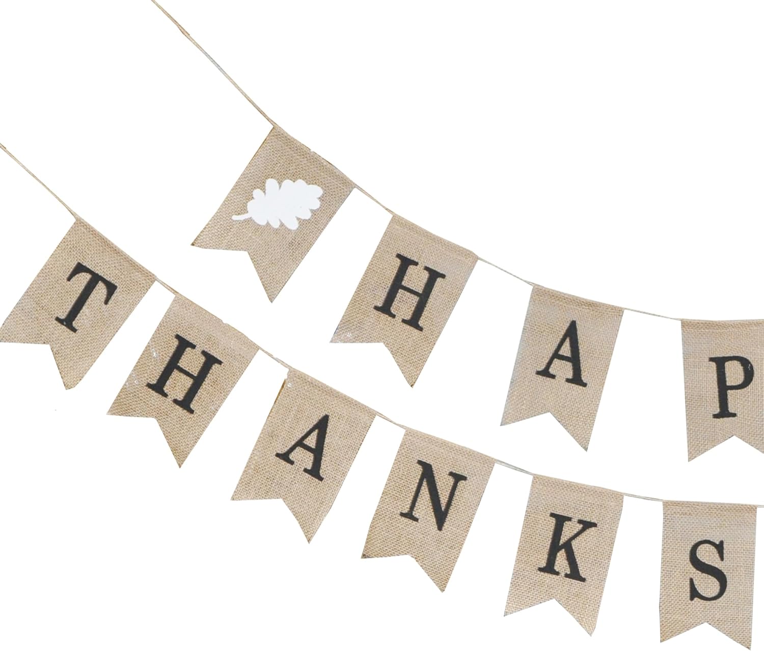 Burlap Happy Thanksgiving Banners - Happy Thanksgiving Decorations Banner - Happy Thanksgiving Garland Thanksgiving Party Decorations Indoor Outdoor