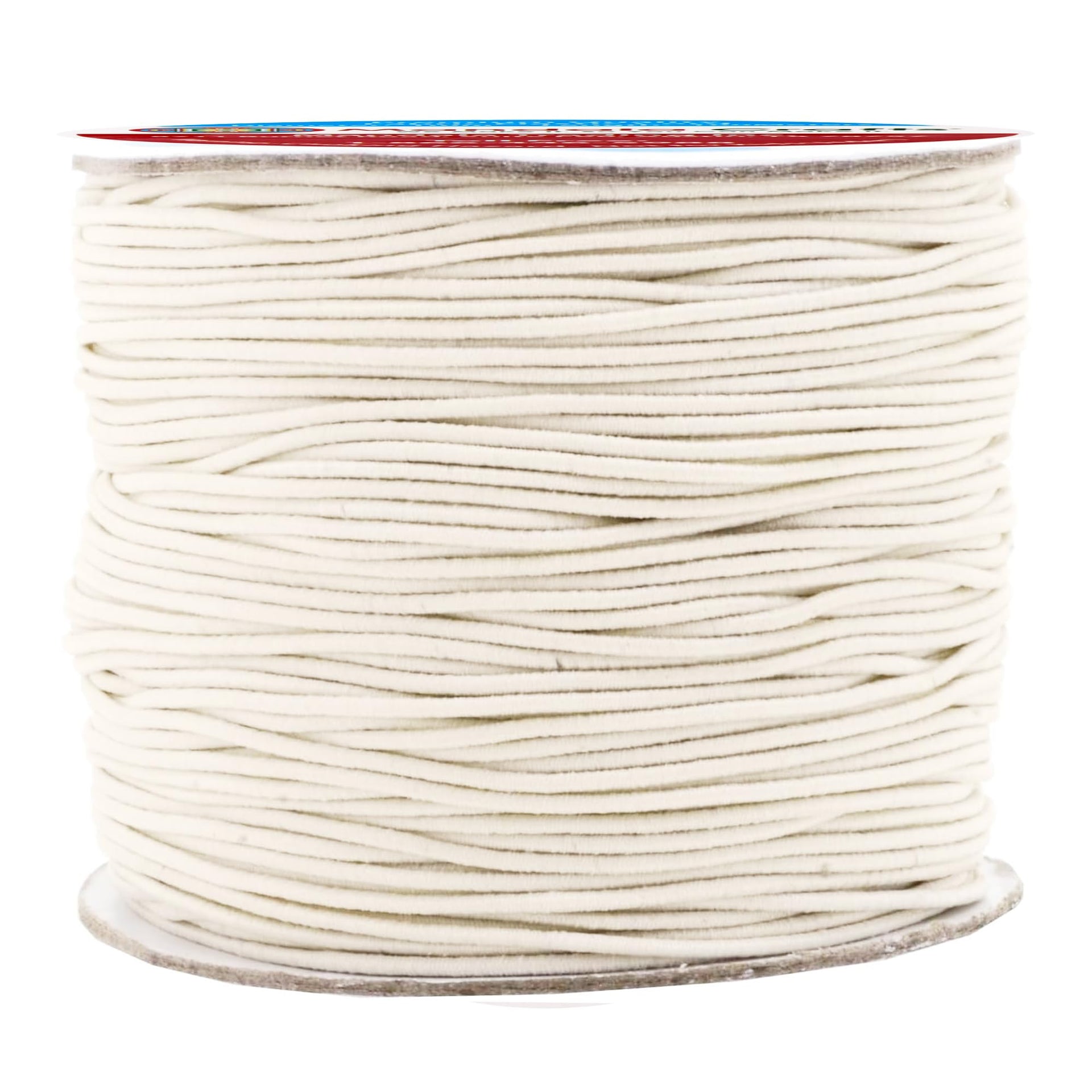 HASTHIP Stretchy Bracelet String 1mm Rainbow Elastic For Making, 328Ft