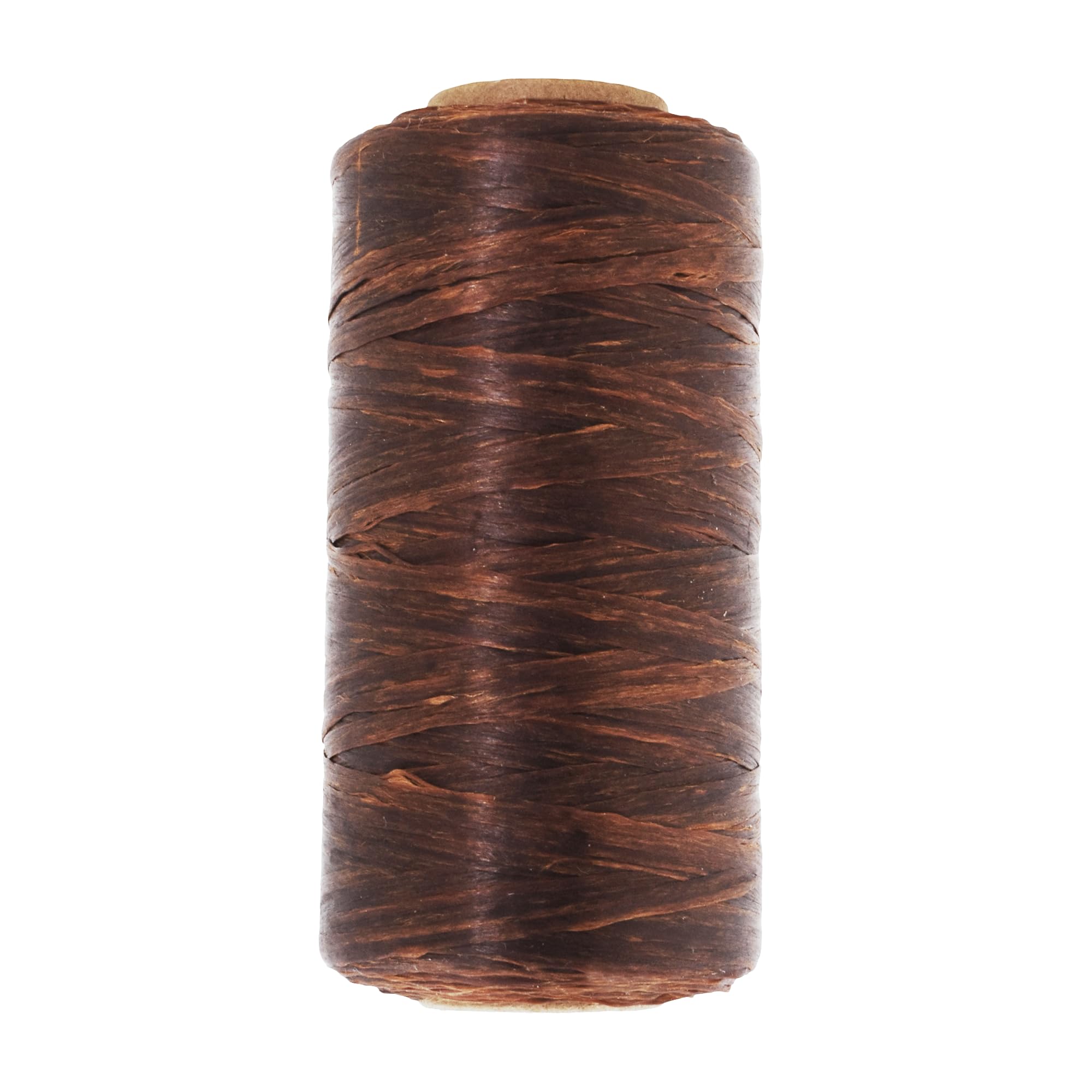 Mandala Crafts Brown Artificial Sinew Thread Waxed String for Basket Weaving Supplies - 120 Yds Sinew String Sinue Wax Thread for Tie Dye Supplies Dream Catcher Supplies