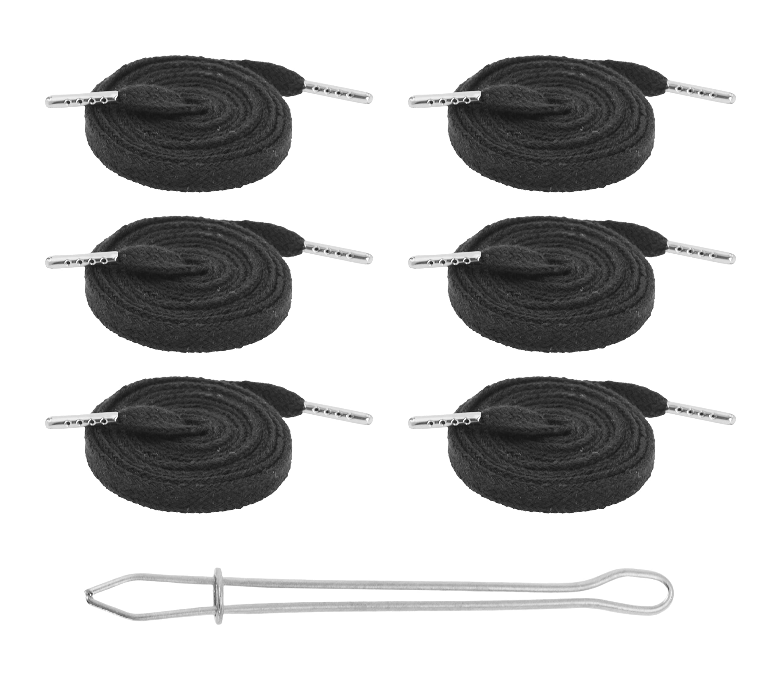 Drawstring Cord Drawstring Replacement, 6 PCs 55 Inch Drawcord Replacement Drawstring Threader, Draw Cord Hoodie String Replacement