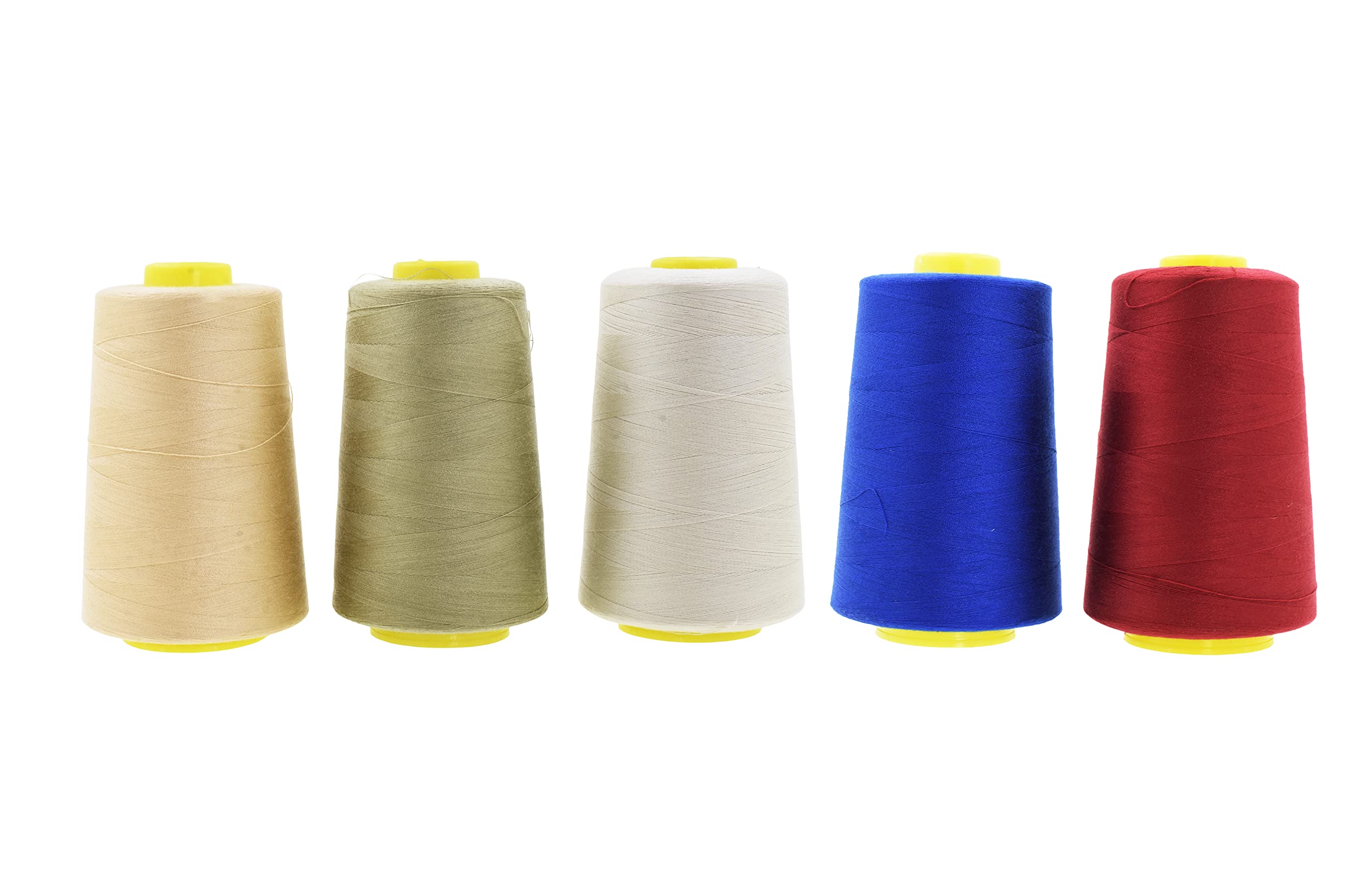 All Purpose Sewing Thread from Polyester for Serger, Overlock, Quilting, Sewing Machine