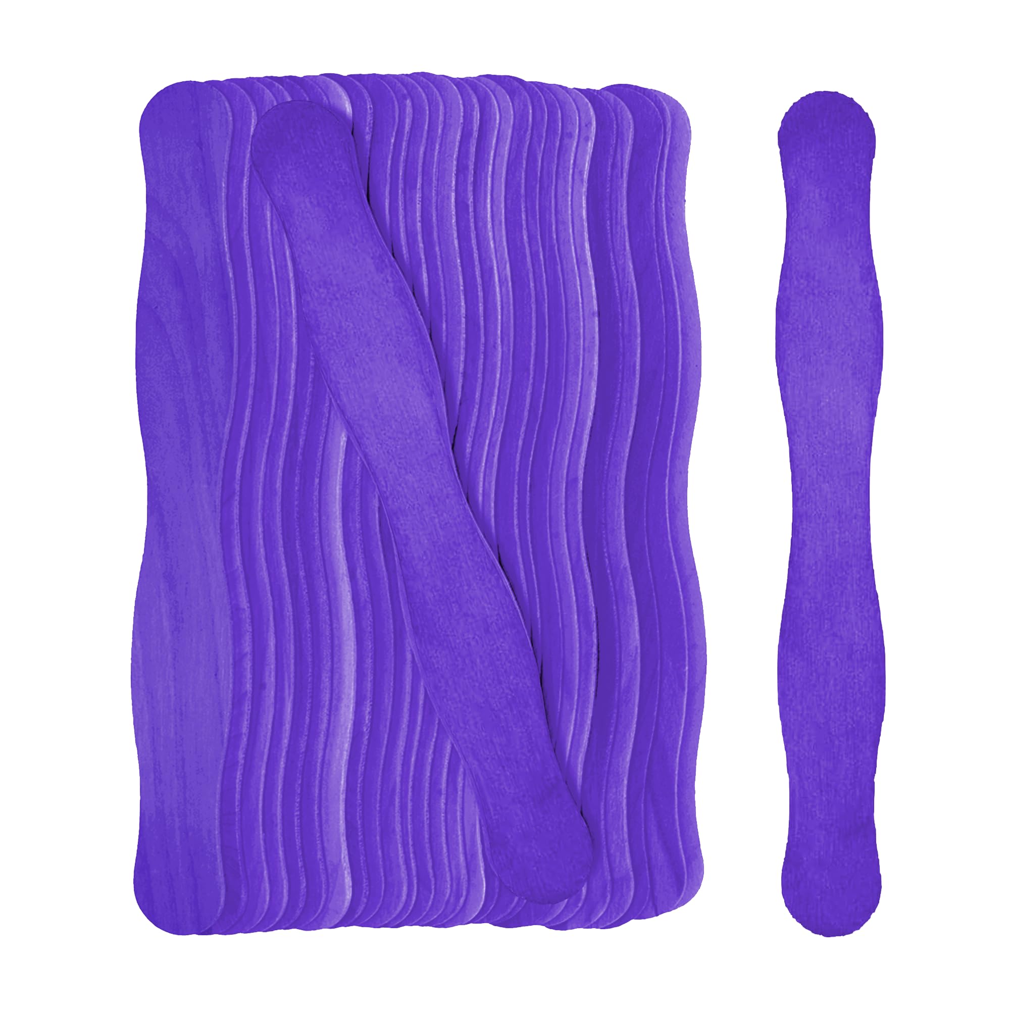 Fan Handle, Craft Stick, Wooden Paddle Kit Jumbo Pack 100 Pieces