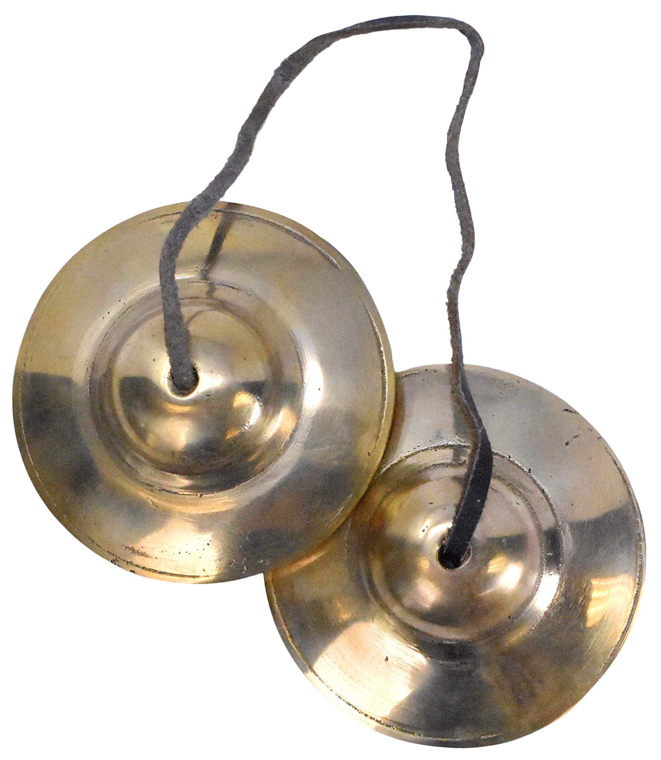 Meditation Bell - Tingsha Cymbals with Straps - Meditation Chime Tibetan Bell for Healing Yoga Meditation in a Box by Mudra Crafts, Tibet Mantra