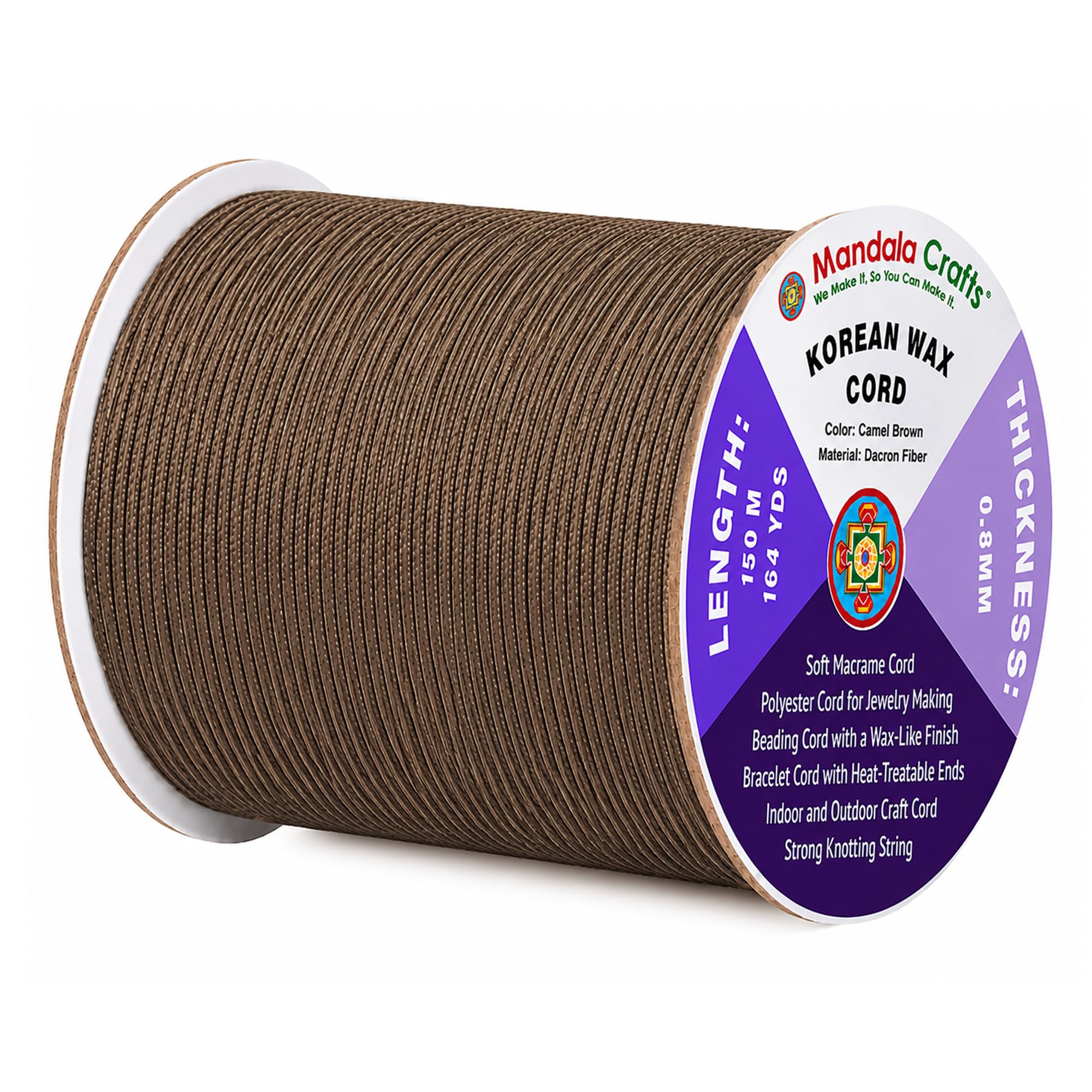 Korean Wax Cord for Jewelry Making | Durable for Outdoor, Polyester Waxed String, for Knotting, Braiding, Macrame, Beading, Necklaces, Earrings, Bracelets