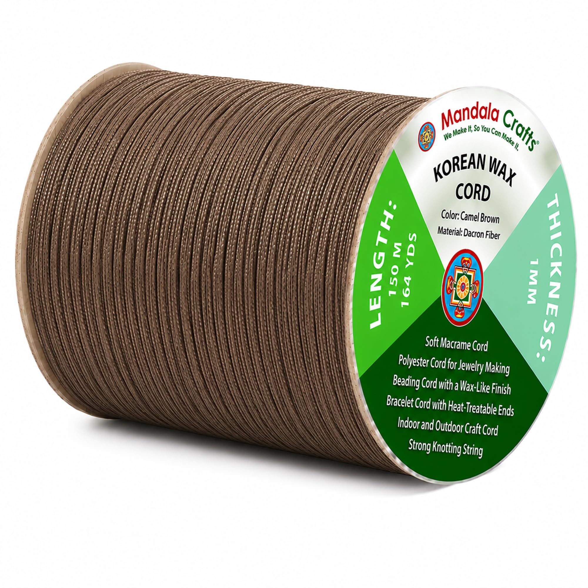 Korean Wax Cord for Jewelry Making | Durable for Outdoor, Polyester Waxed String, for Knotting, Braiding, Macrame, Beading, Necklaces, Earrings, Bracelets