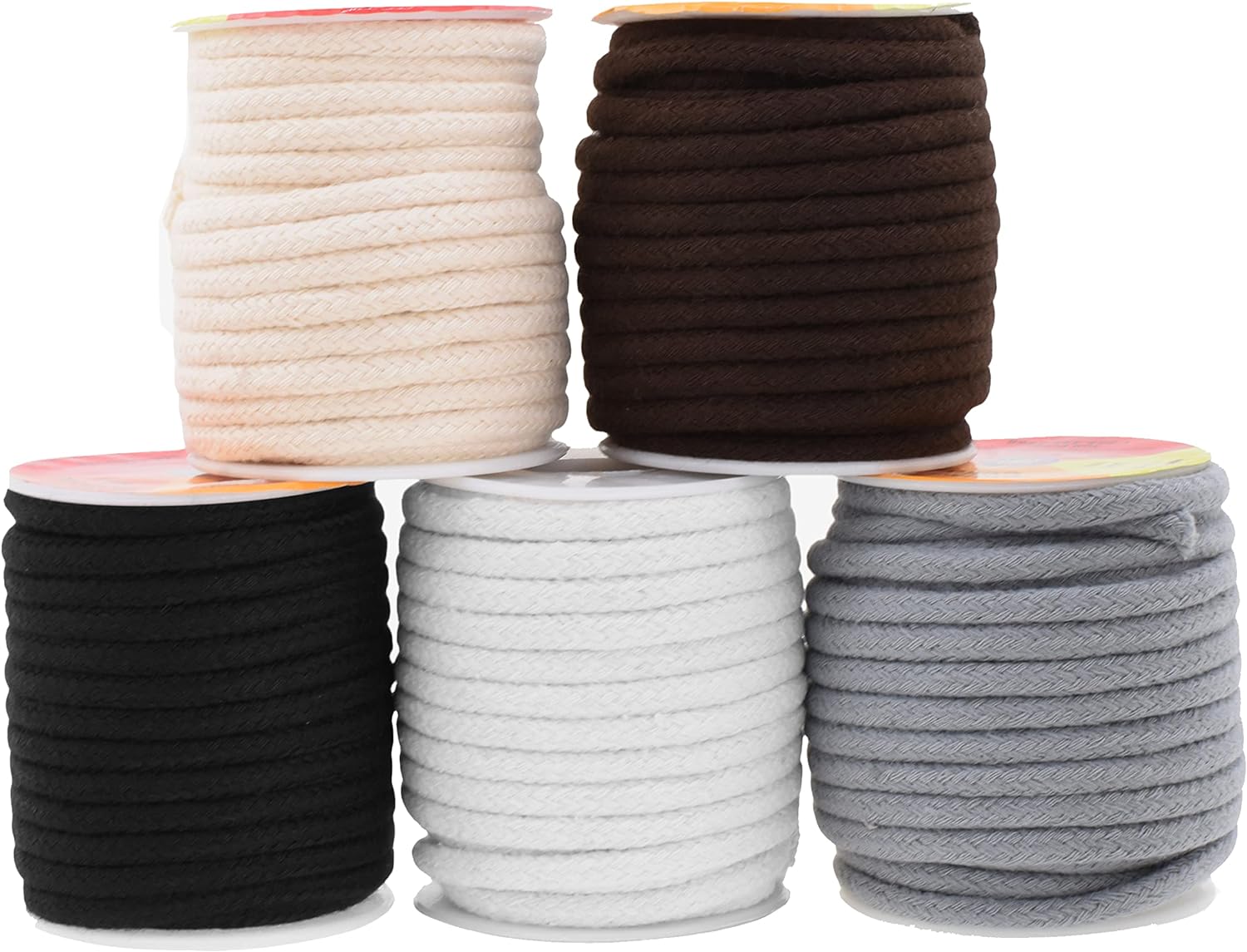 Soft Drawstring Replacement Rope Upholstery Crochet Macramé Cotton Welt Trim Piping Cord