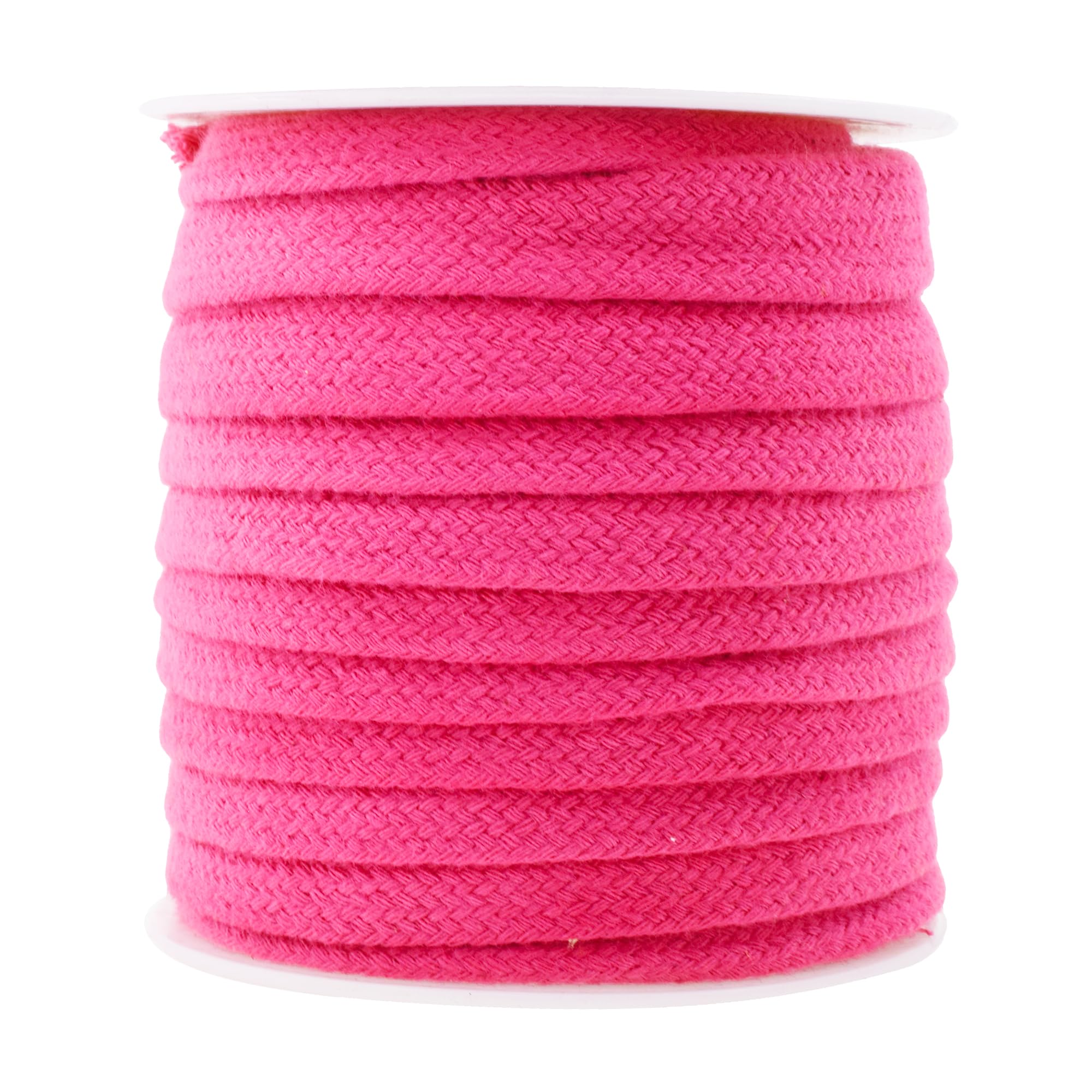 Mandala Crafts Flat Drawstring Cord Drawstring Replacement, 1/2 Inch 12mm 20 YDs Soft Drawstring Cotton Draw Cord Hoodie Sweatpants Drawcord Replacement