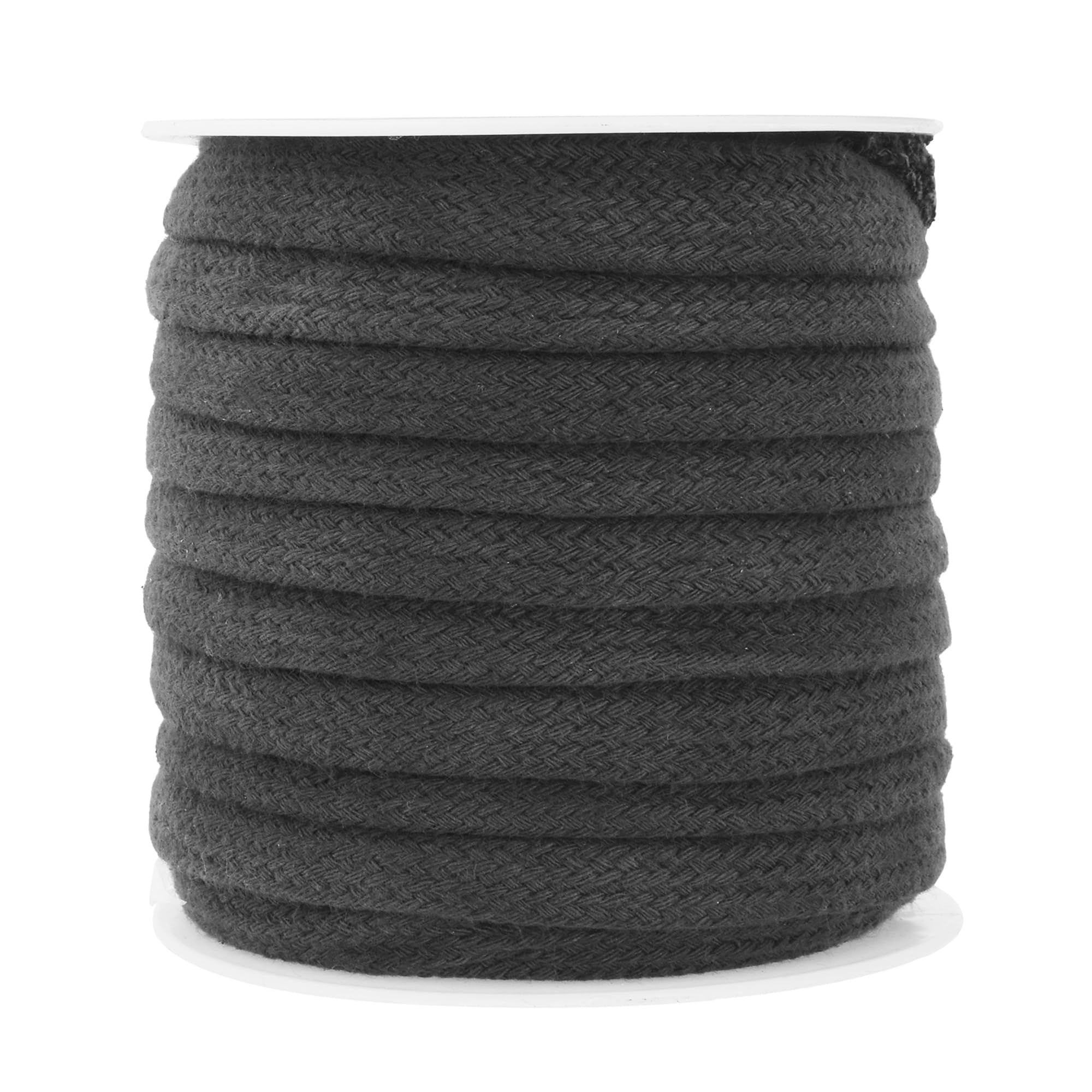 Mandala Crafts Flat Drawstring Cord Drawstring Replacement, 1/2 Inch 12mm 20 YDs Soft Drawstring Cotton Draw Cord Hoodie Sweatpants Drawcord Replacement