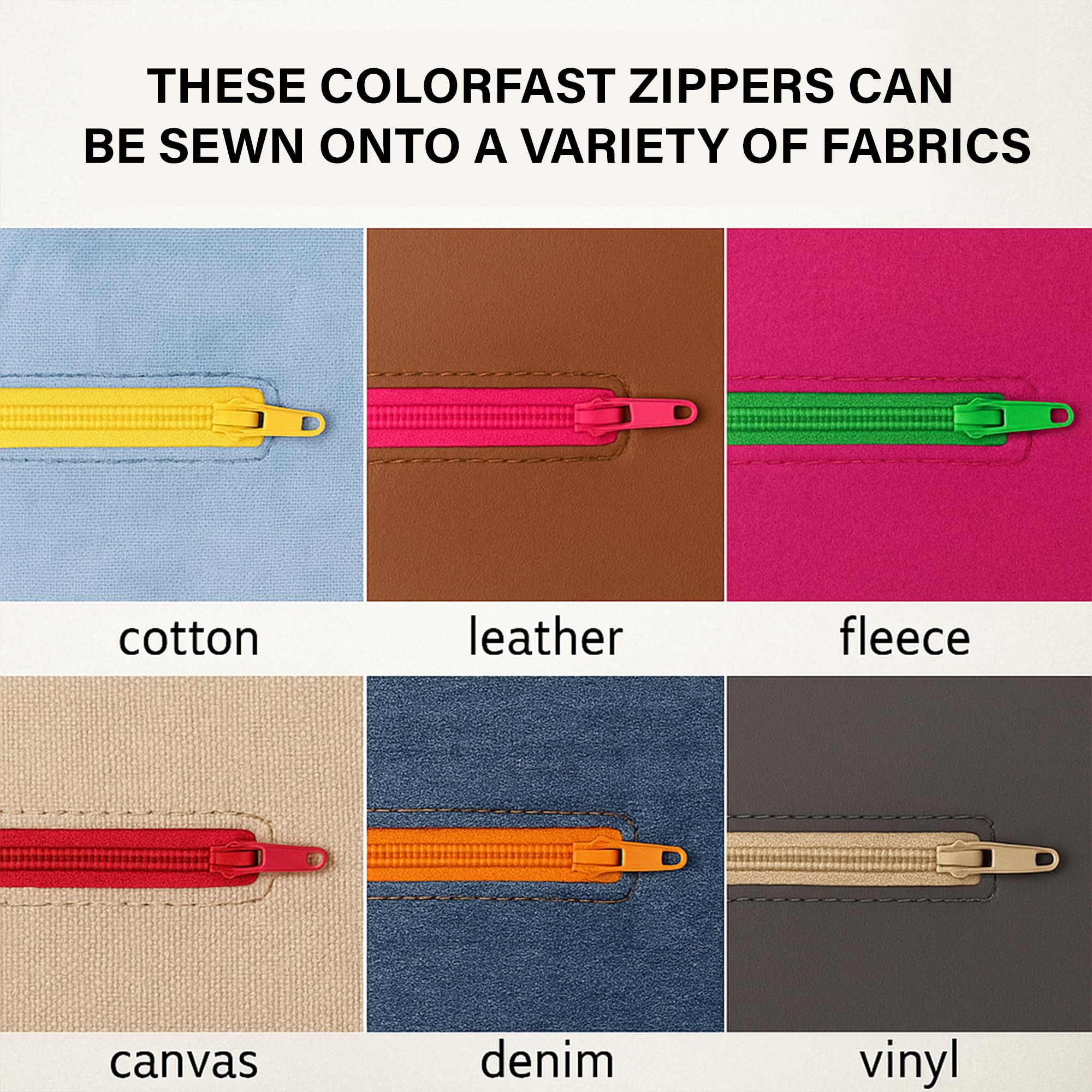 Coral Nylon Zippers for Sewing - Zippers Replacement Sewing Supplies in Bulk for Tailor, Clothing Repair, and DIY Projects
