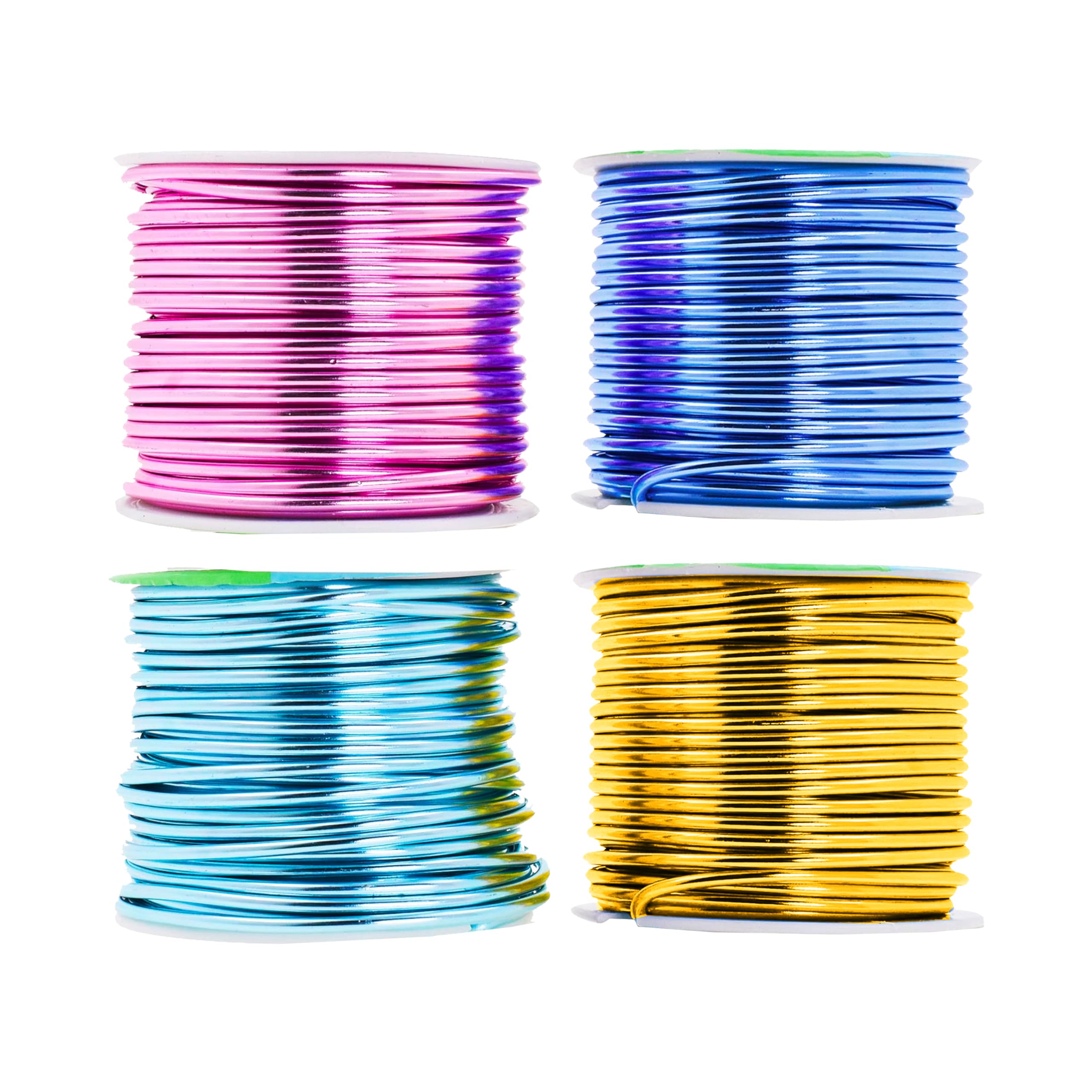 Mandala Crafts Anodized Aluminum Craft Wire for Jewelry Making - Bendable Flexible Pastel Crafting Wire Colored for Bonsai - Armature Wire for Sculpting