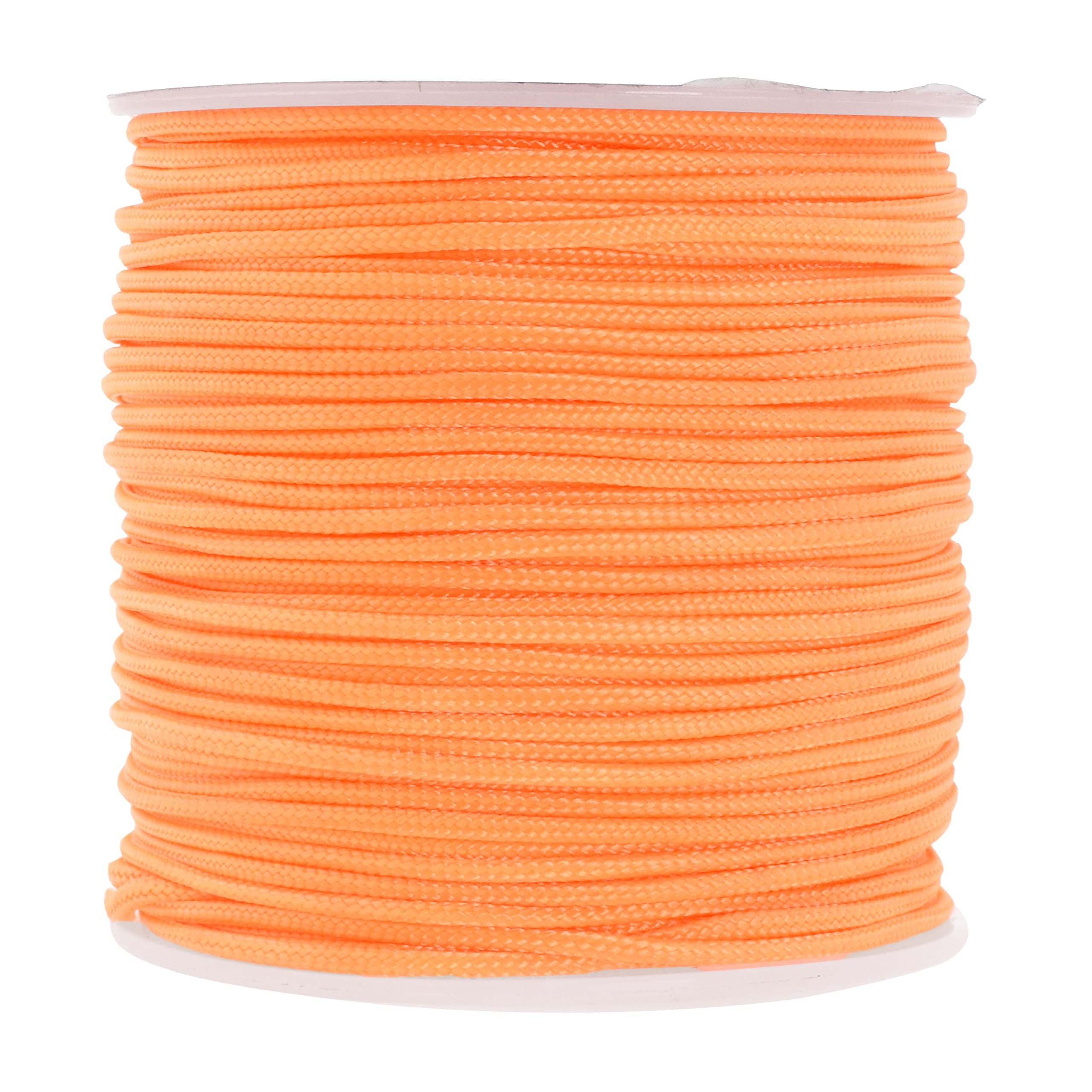 Mandala Crafts Nylon Satin Cord, Rattail Trim Thread for Chinese Knotting, Kumihimo, Beading, Macrame, Jewelry Making, Sewing