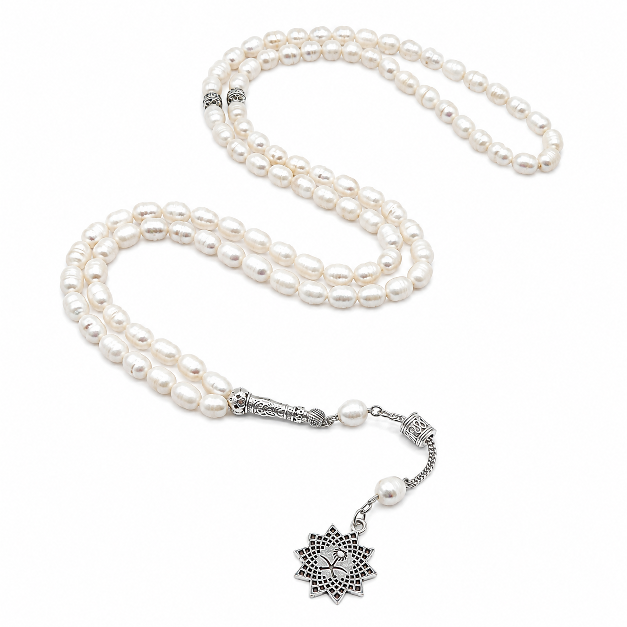 Mandala Crafts Tasbih Prayer Beads - Misbaha Beads Muslim Prayer Beads for Men and Women - Islamic Prayer Beads Tasbih Beads Necklace
