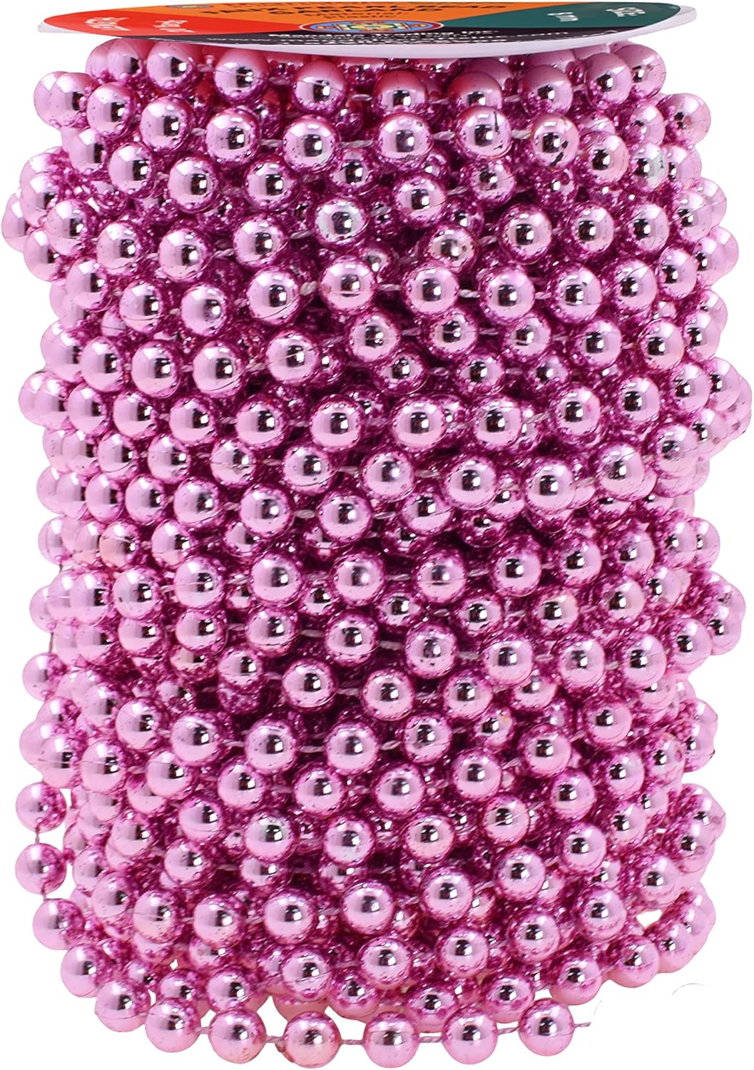 Mandala Crafts Faux Pearl Beads Garland Pearl Bead Roll String Strand for Wedding, Decorating, Trees, Crafts