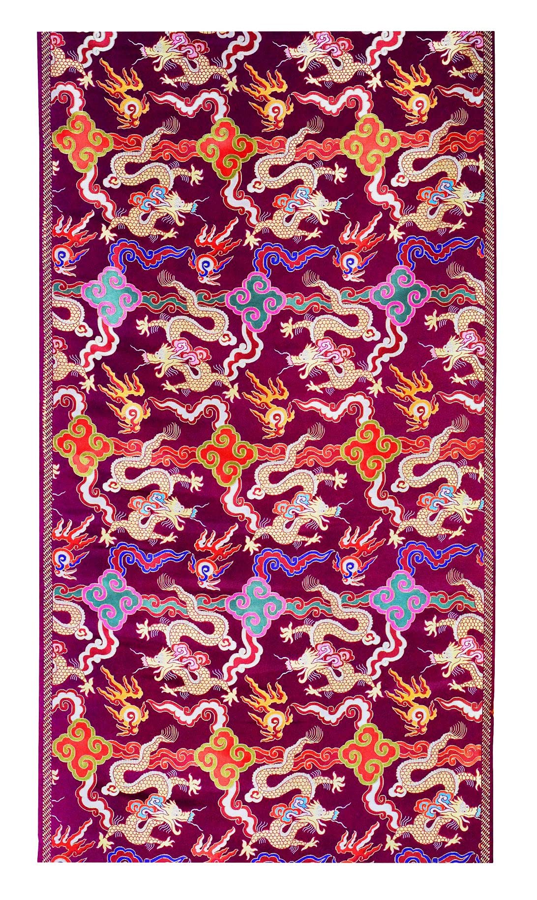 Mandala Crafts Dragon Brocade Fabric by The Yard for Upholstery and Fashion Clothing Design