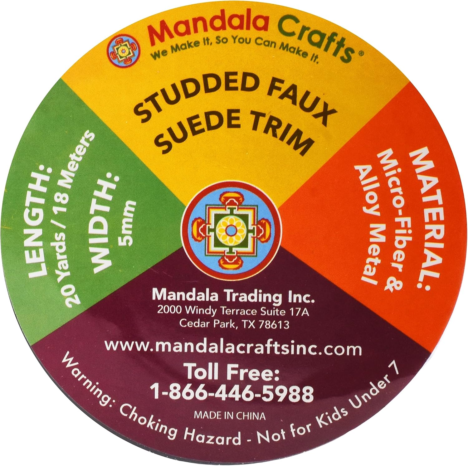 Studded Faux Suede Cord Rope for Jewelry Making - 20 Yards Faux Leather Ribbon - Flat Micro Fiber Leather String Faux Leather Lace with Rivets