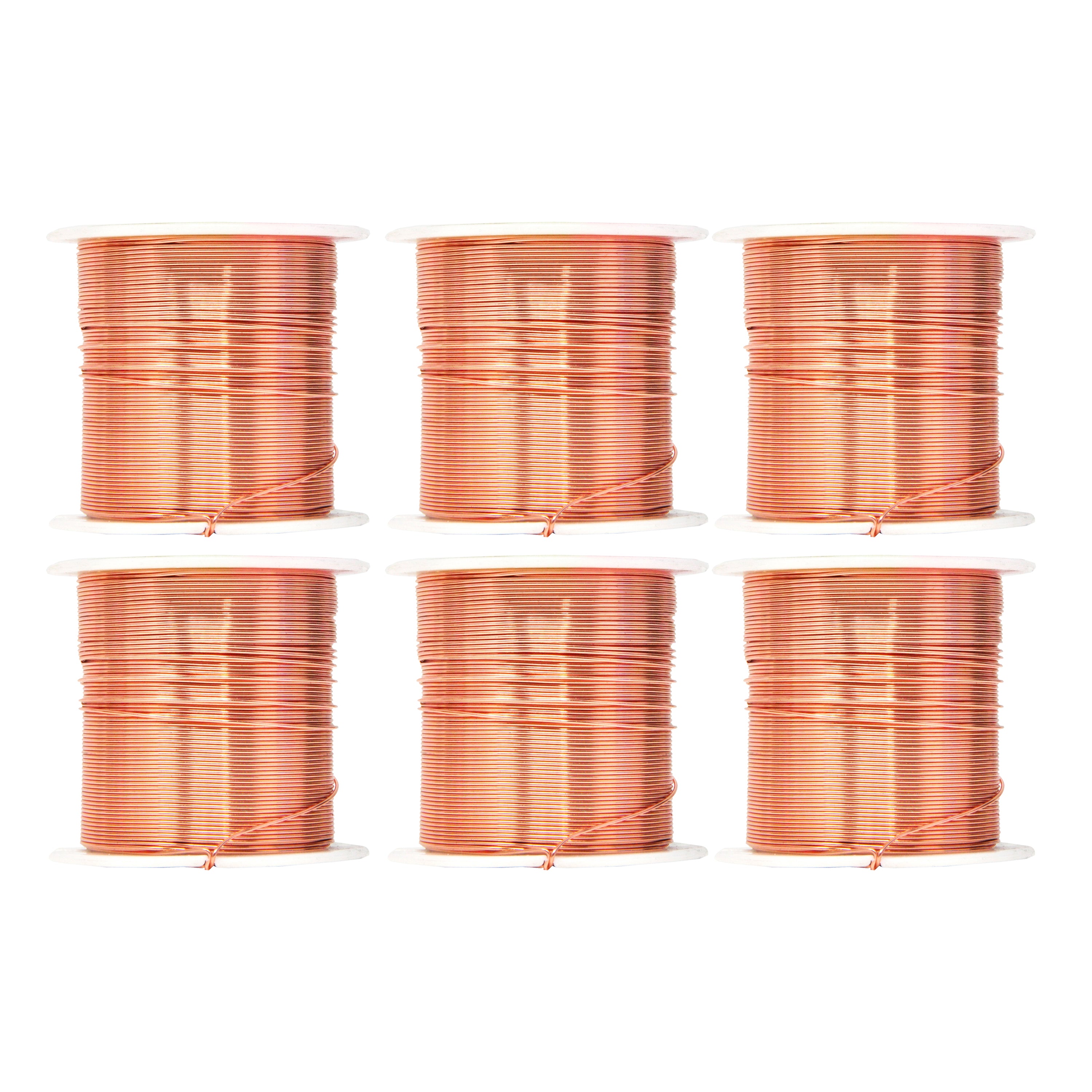 Mandala Crafts Anodized Aluminum Wire for Sculpting, Armature, Jewelry Making, Gem Metal Wrap, Garden, Colored and Soft, Assorted 6 Rolls