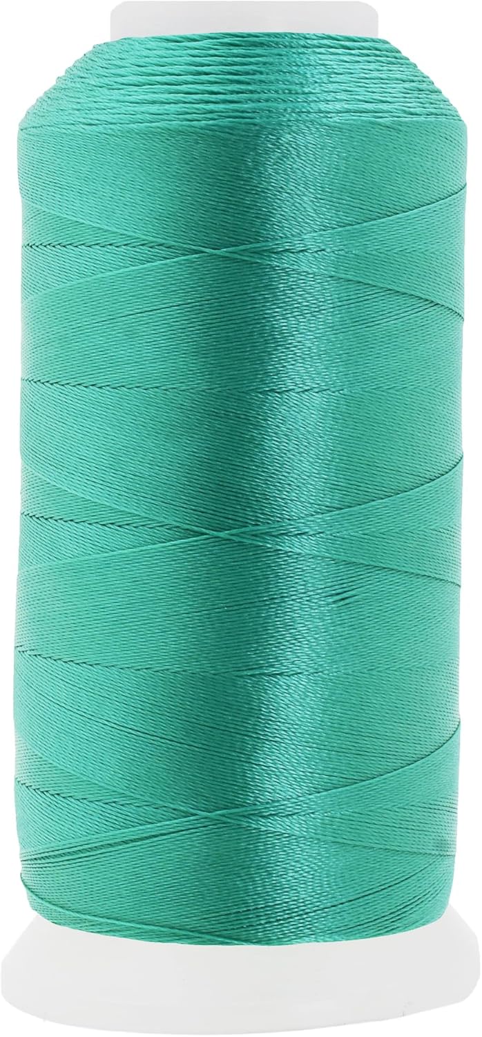 Mandala Crafts Heavy Duty Thread - #69 T70 210D/3 1500 Yds Heavy Duty Polyester Thread for Sewing Machine Outdoor Marine Jeans Leather Thread Drapery Upholstery Thread