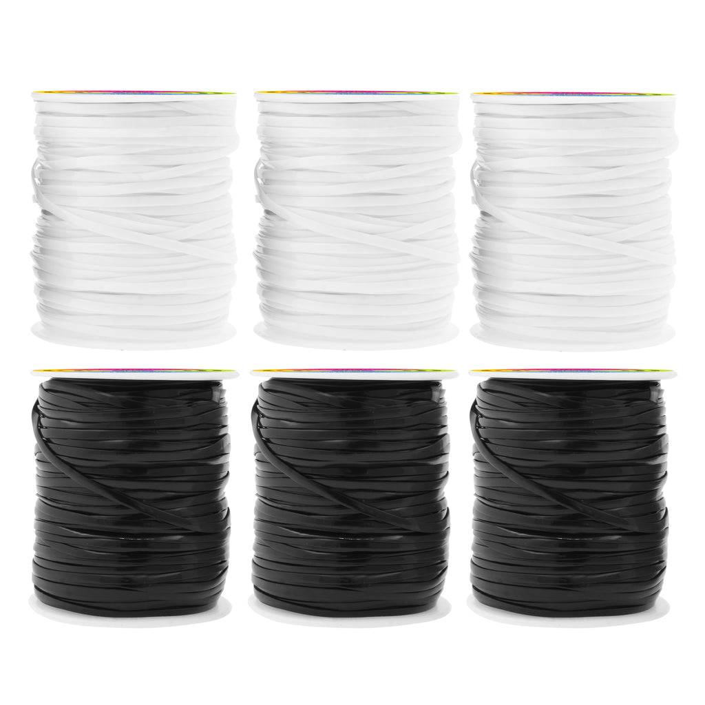 Loop Plastic String Plastic Lacing Cord Boondoggle String Kit - 2.5mm 100 Yds Gimp String