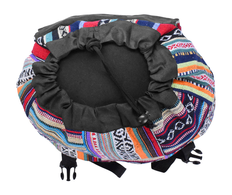 Bohemian Backpack - Boho Backpack Purse - Large Baja Backpack Hippie Backpack for Women Men