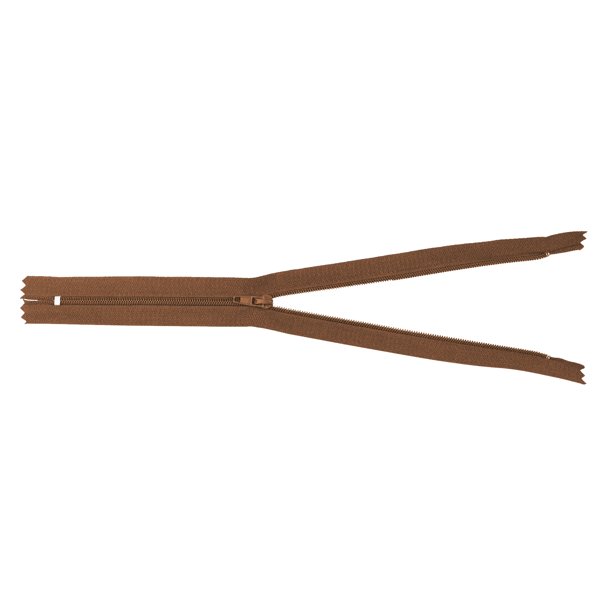 Mandala Crafts Brown Nylon Zippers for Sewing Zipper in Bulk - Brown Zippers Sewing Supplies - Brown Sewing Zippers for Tailor Zipper Replacement