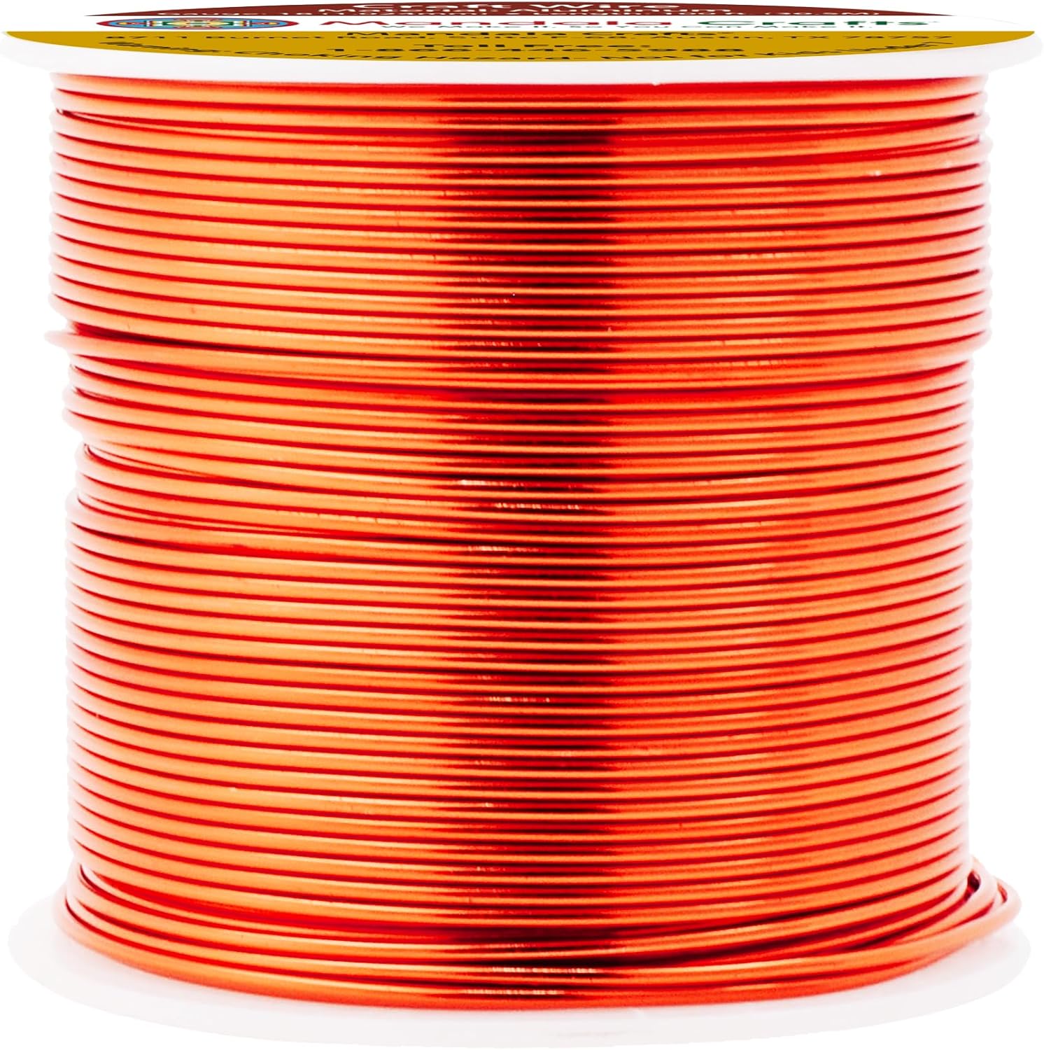 18 Gauge Anodized Aluminum Craft Wire for Jewelry Making - Bendable Flexible Crafting Wire 18 Gauge Wire Colored for Bonsai - Armature Wire for Sculpting