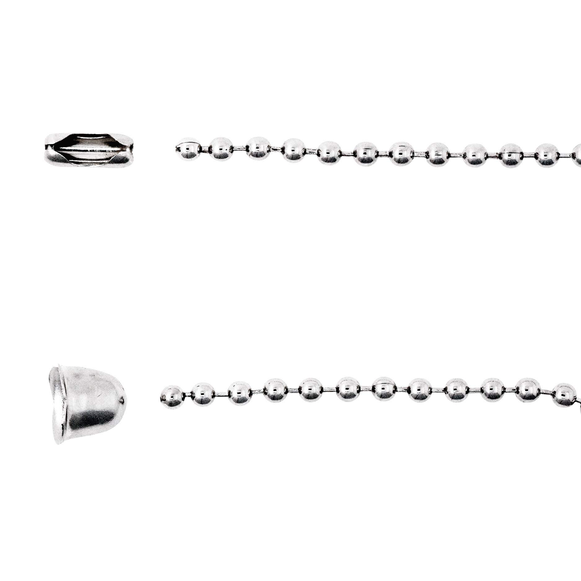 Ceiling Fan Pull Chain Kit for Ceiling Fan Pulls - Pull Chains for Ceiling Fans and Lights - Metal Beaded Pull Chain Ceiling Light Pull String