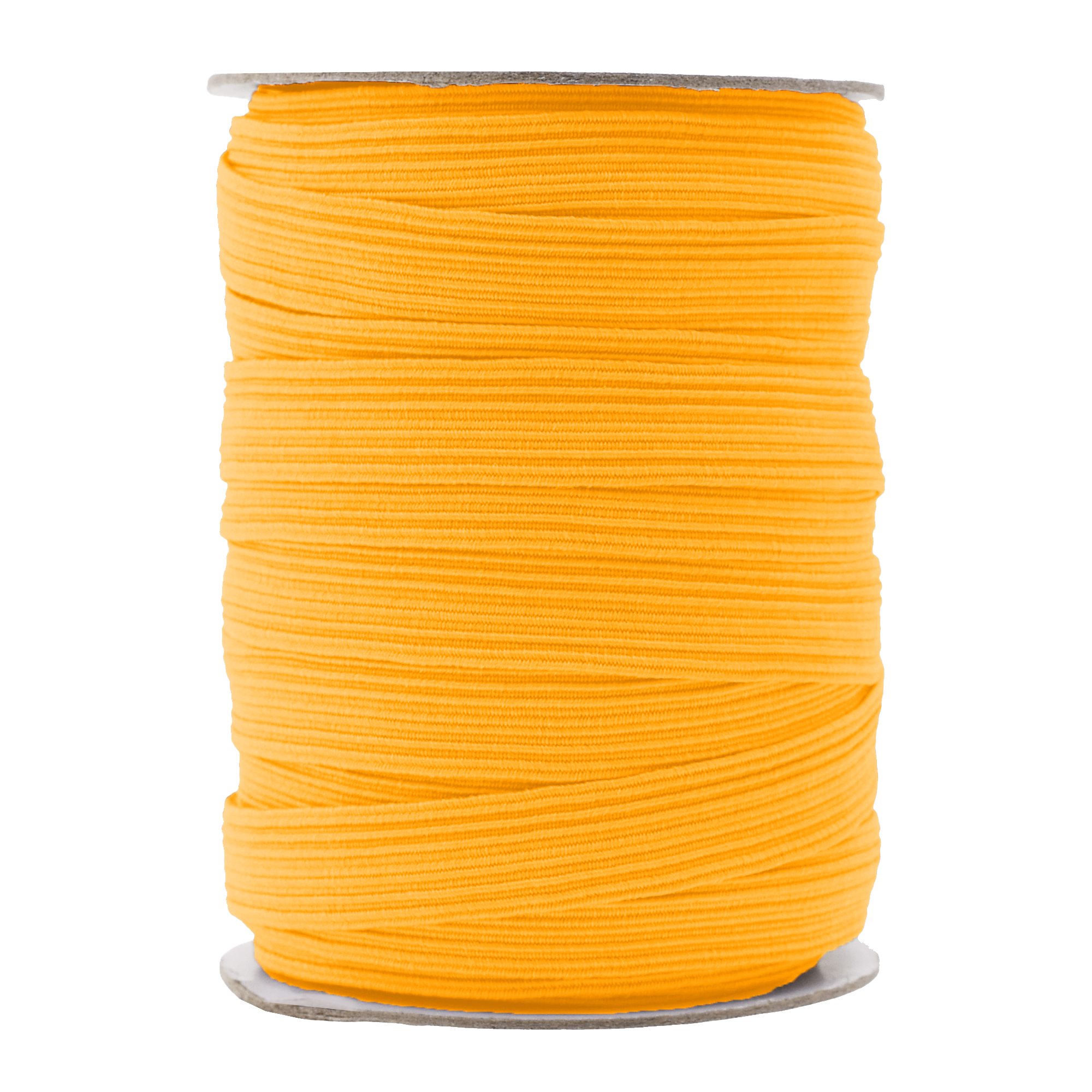 Mandala Crafts Flat Elastic Band - Braided Stretch Strap Cord Roll for Sewing and Crafting