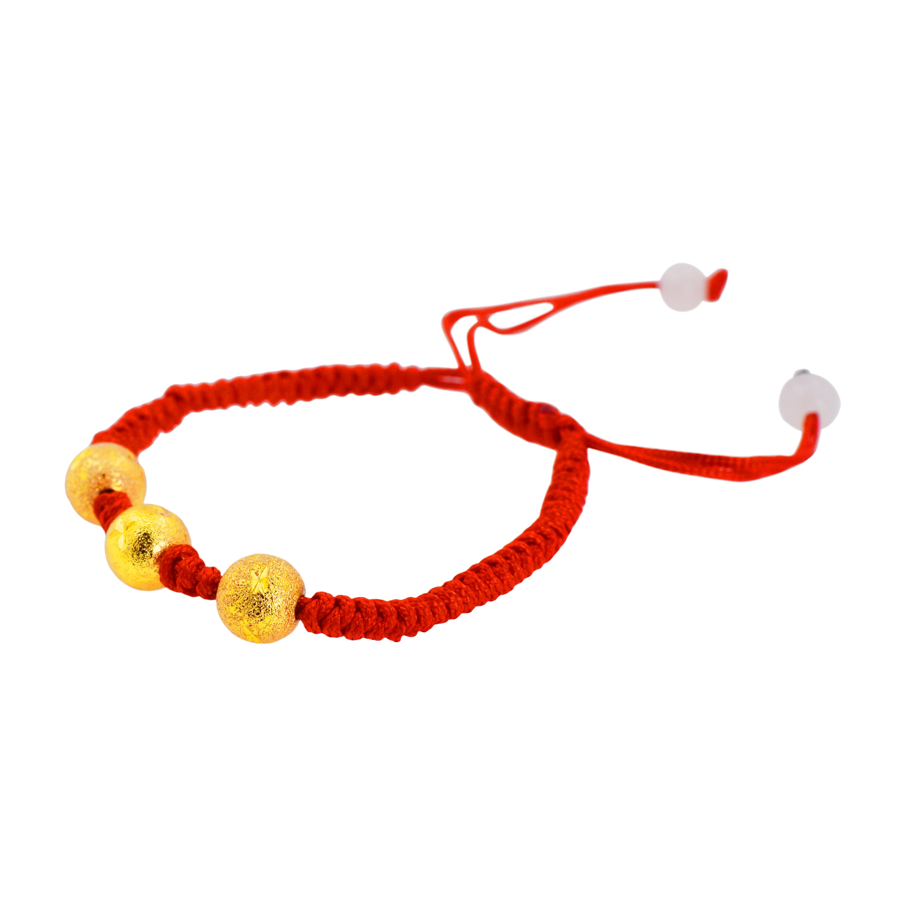 Golden Beads Kabbalah Red String Bracelet Protection Against Evil Eye - Red Bracelet for Protection Good Luck - Red Protection Bracelet for Men Women