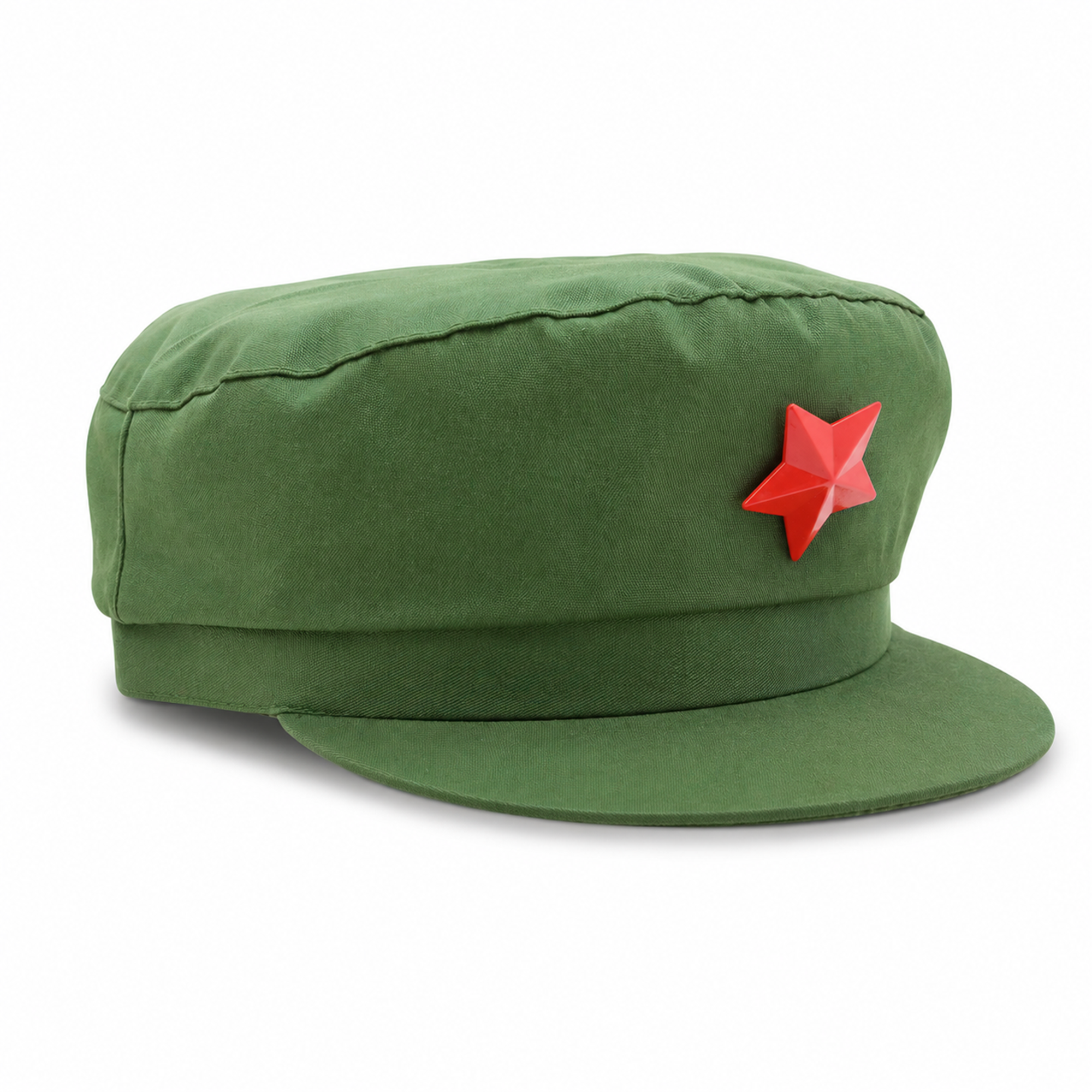 Mandala Crafts Green Military Style Mao Cap Adult Halloween Costume Hat