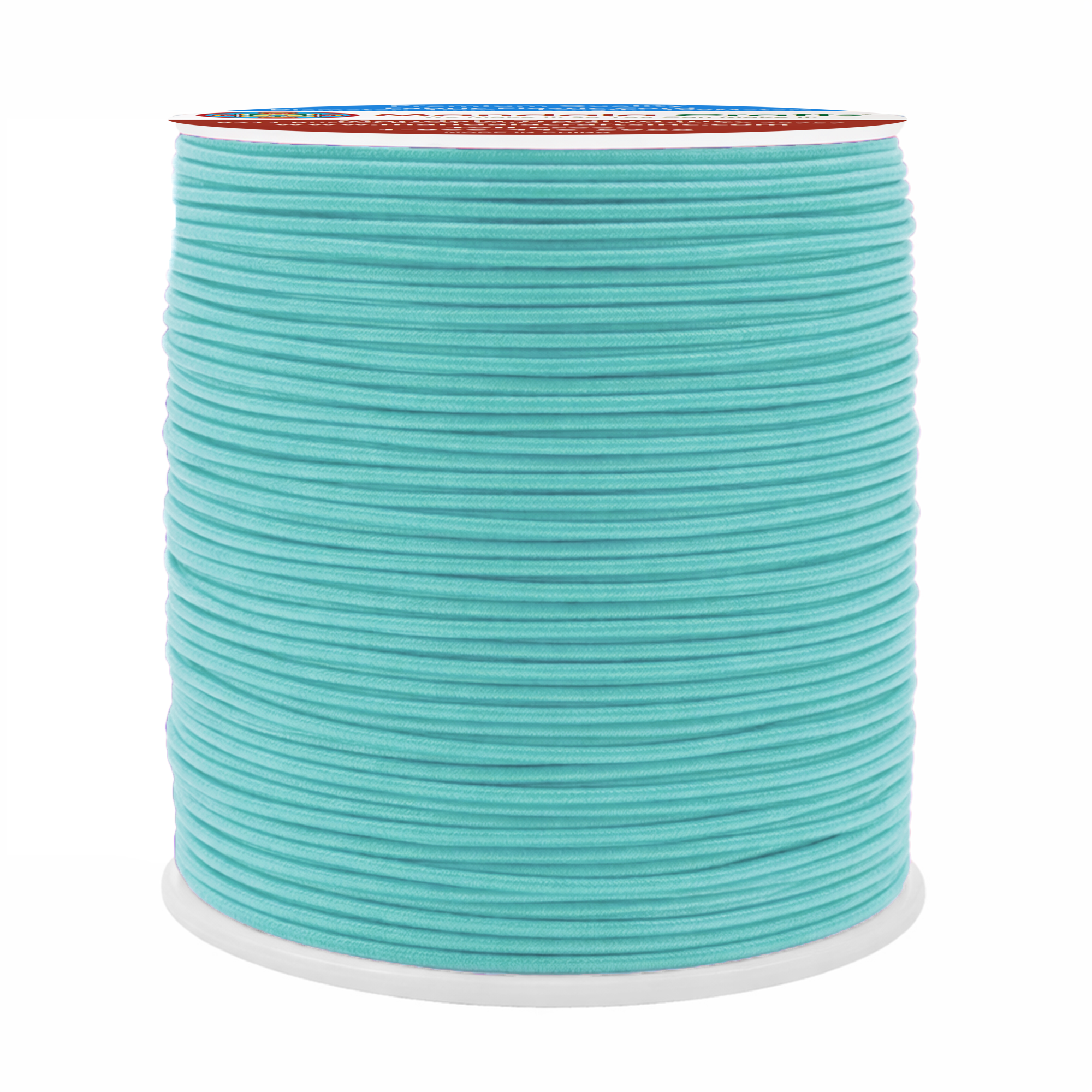 Mandala Crafts 1mm Elastic Cord Stretchy String for Bracelets, Necklaces, Jewelry Making, Beading, Masks; 109 Yards