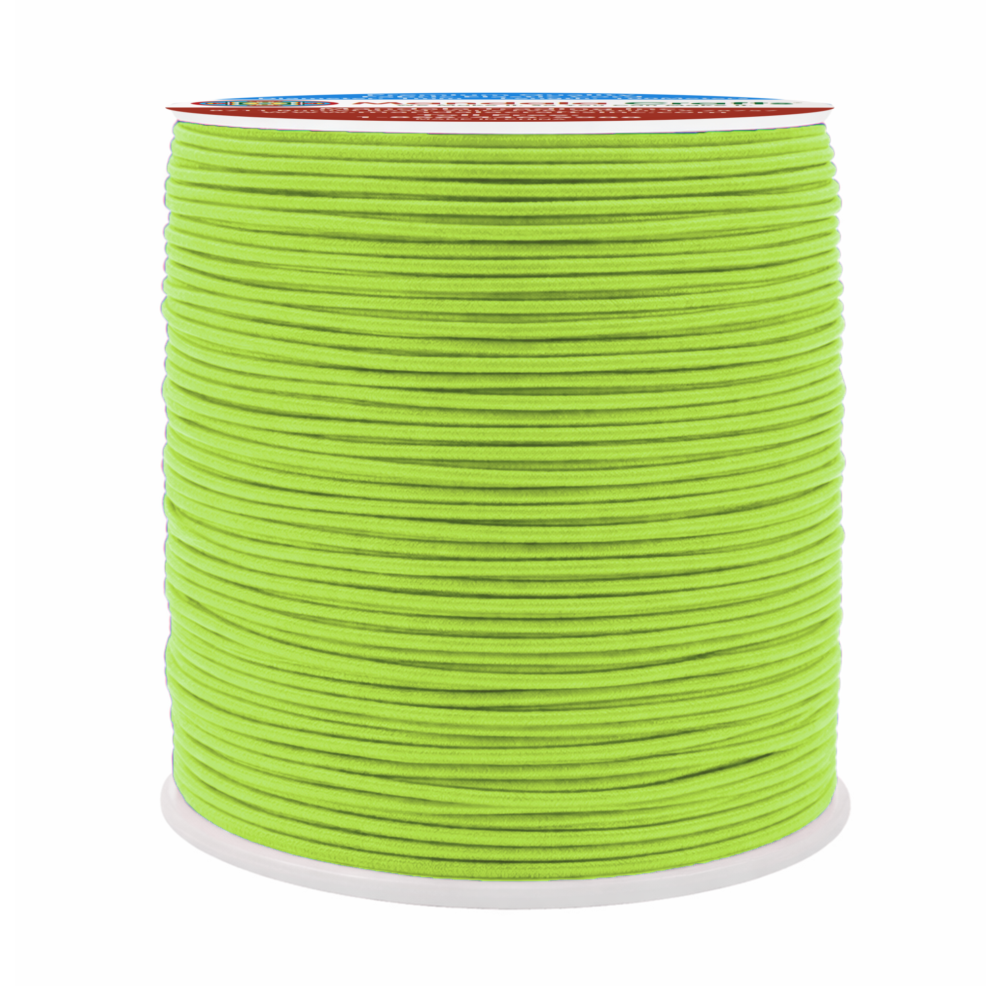 Mandala Crafts 1mm Elastic Cord Stretchy String for Bracelets, Necklaces, Jewelry Making, Beading, Masks; 109 Yards