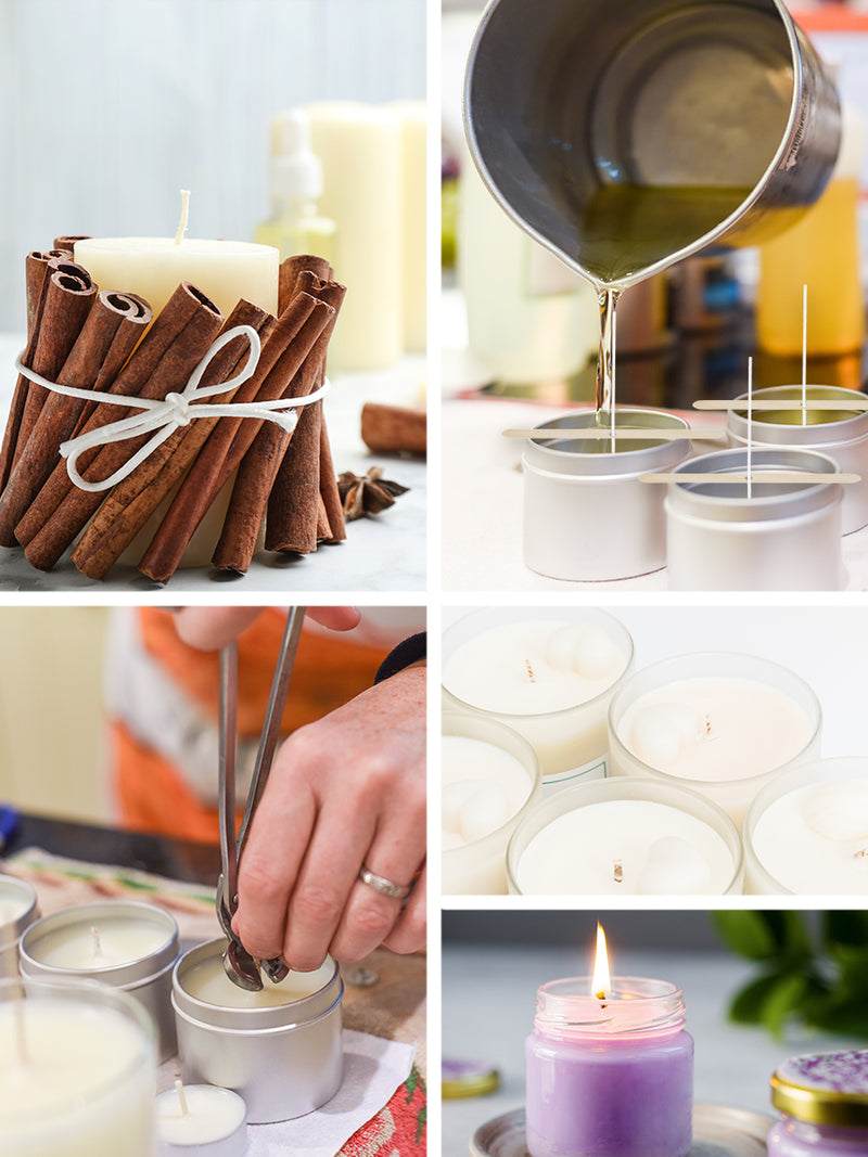 Candle Wick Candle Making Kit 60 Candle Wick Stickers