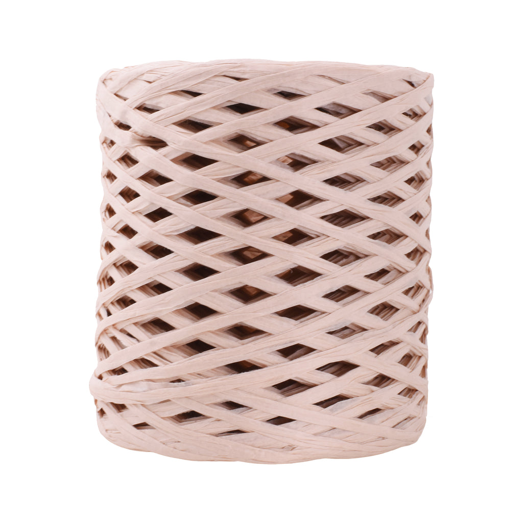 Mandala Crafts Matte Raffia Ribbon for Gift Wrapping - Raffia Natural