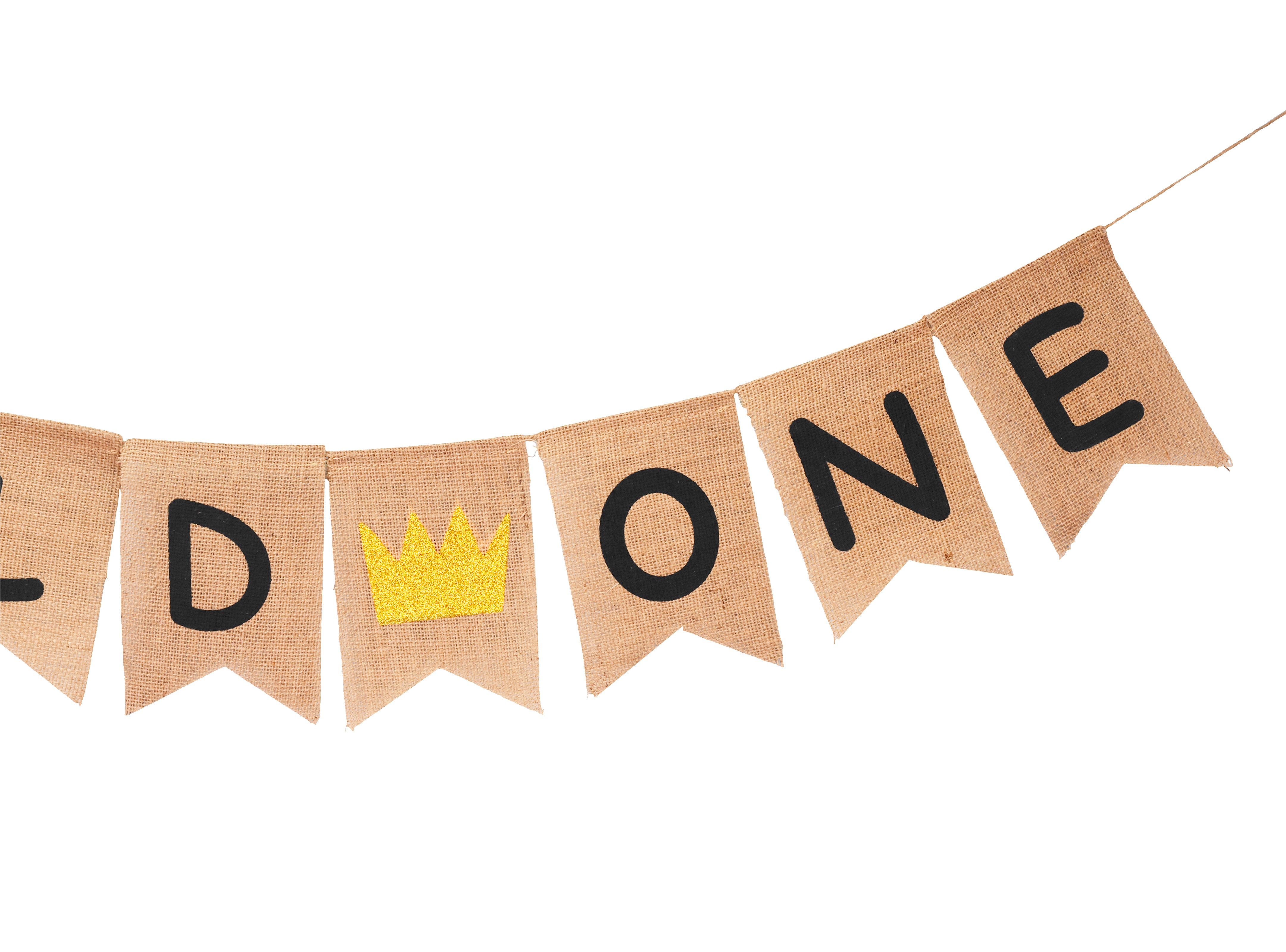 Mandala Crafts Burlap Wild One Banner First Boho Wild One Birthday Decorations for Boys Girls – Jute Wild One 1st Birthday Banner for Wild One Backdrop