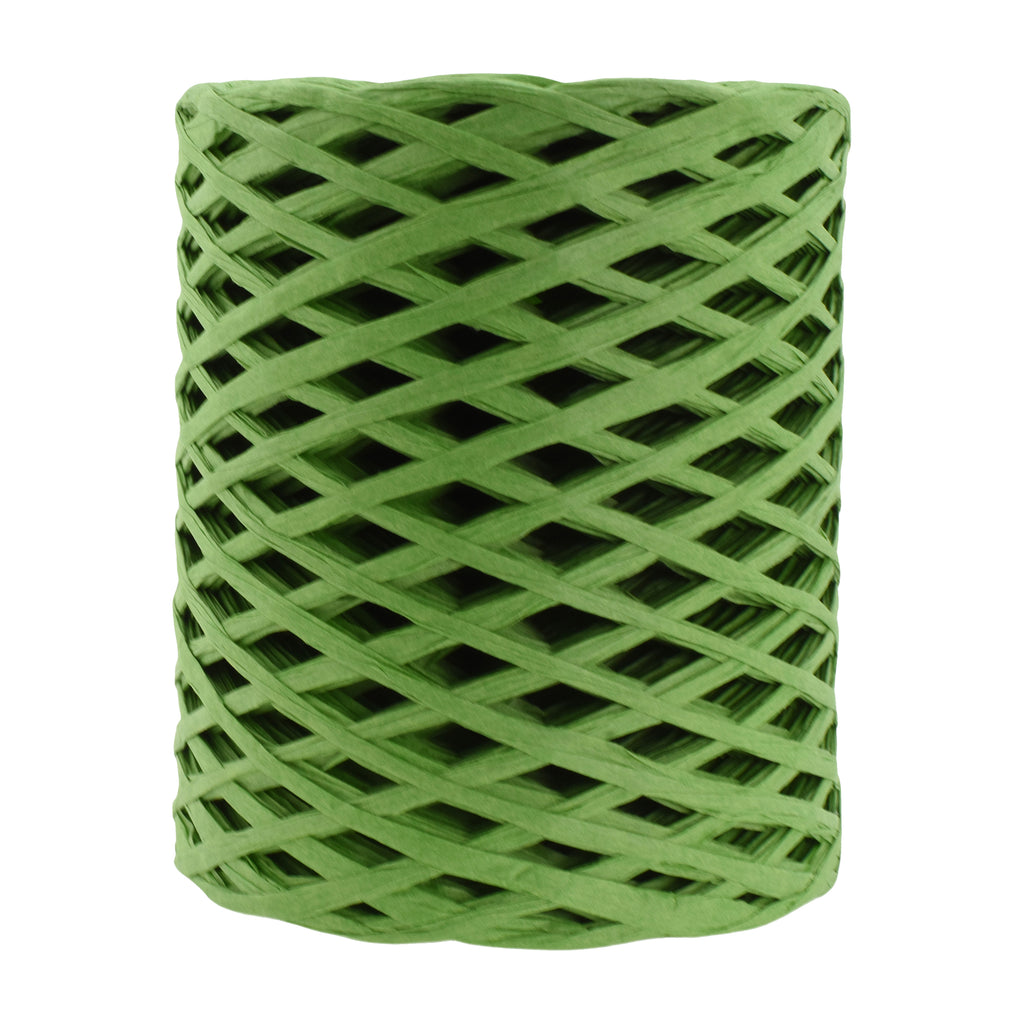 Mandala Crafts Matte Raffia Ribbon for Gift Wrapping - Raffia Natural