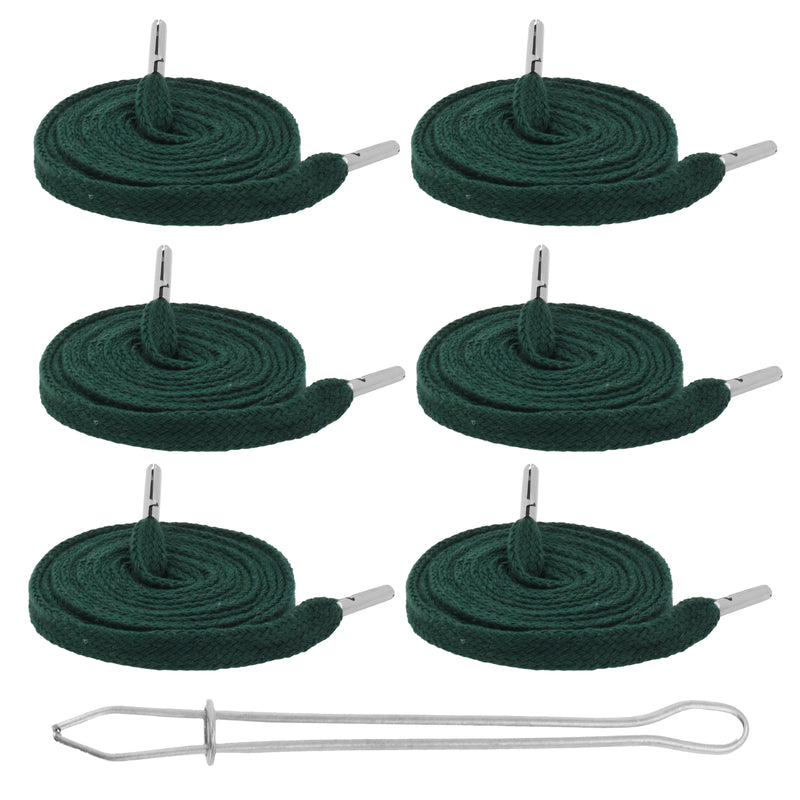 Mandala Crafts Olive Green Flat Drawstring Cord Drawstring Replacement, 6  PCs 55 Inch Drawcord Replacement Drawstring Threader, Draw Cord Hoodie