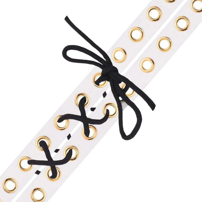 Gold Metal Eyelet Trim with Grommets - Eyelet Grommet Tape for Sewing ...