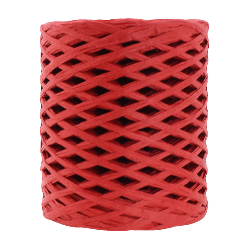 Mandala Crafts Matte Raffia Ribbon for Gift Wrapping - Raffia Natural Ribbon Bulk Roll - Twisted Paper Ribbon Twine Ribbon Raffia String for Weaving Decoration