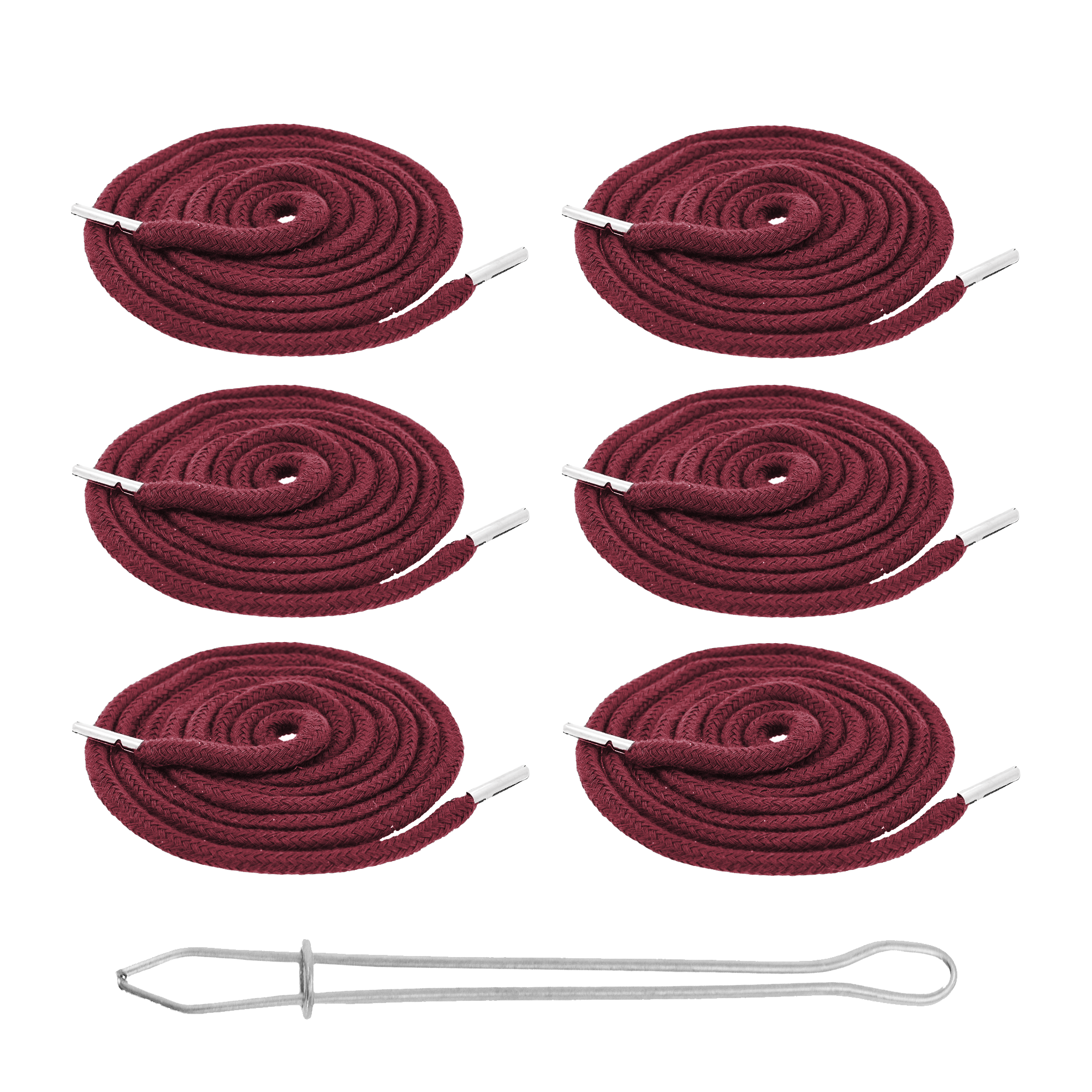 Flat Cotton Drawstring Hoodie String with Stopper Ends,25mm
