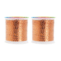 Metallic Embroidery Thread Set Gold Metallic Thread for Sewing Machine and Hand Decorative Sewing Embroidery Needle Work- 218 Yards 200M