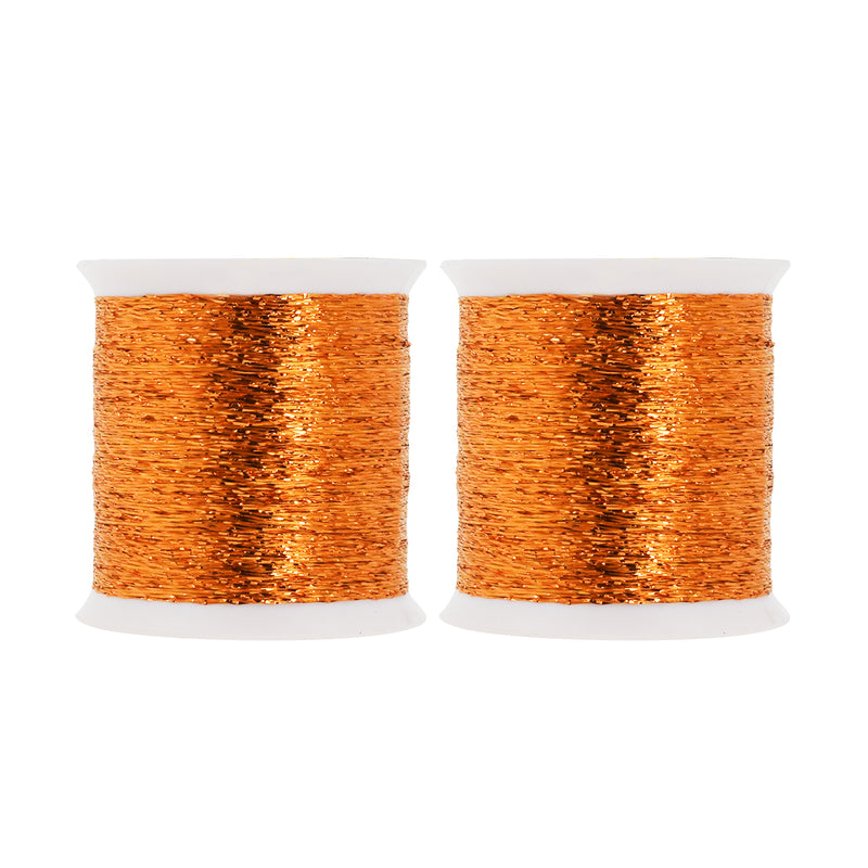 Metallic Embroidery Thread Set Gold Metallic Thread for Sewing Machine and Hand Decorative Sewing Embroidery Needle Work- 218 Yards 200M