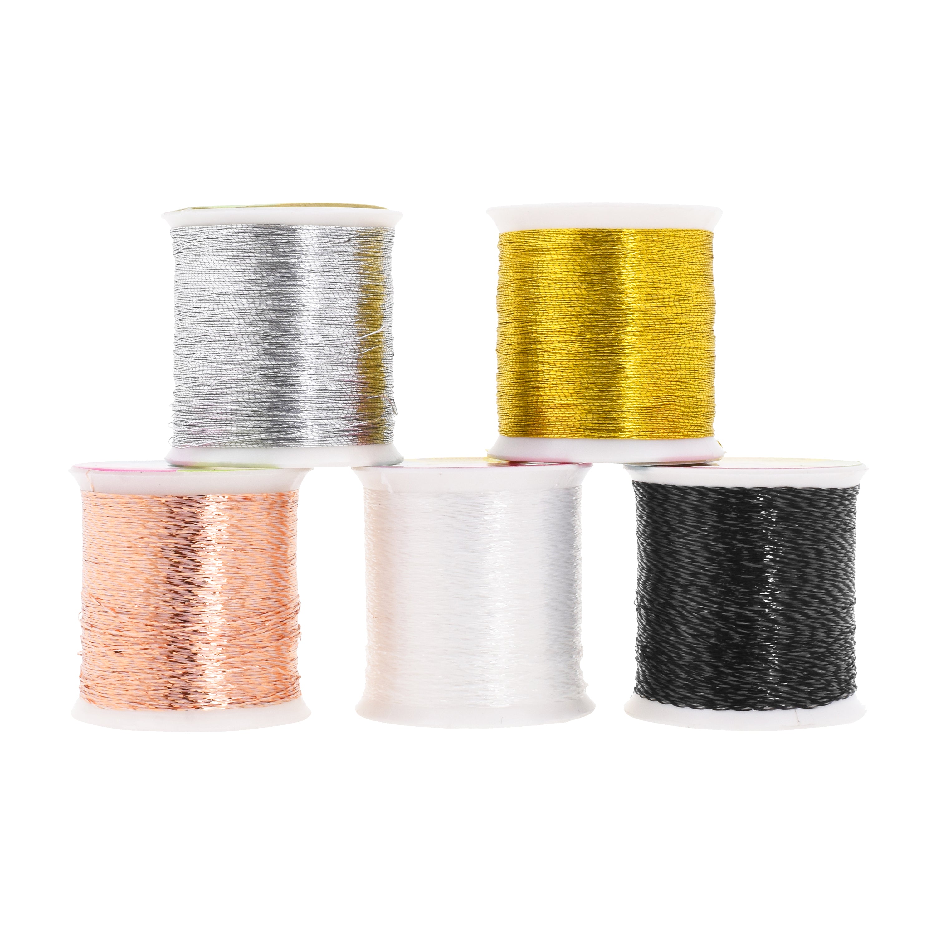 Metallic Embroidery Thread Set Gold Metallic Thread for Sewing Machine and Hand Decorative Sewing Embroidery Needle Work- 218 Yards 200M