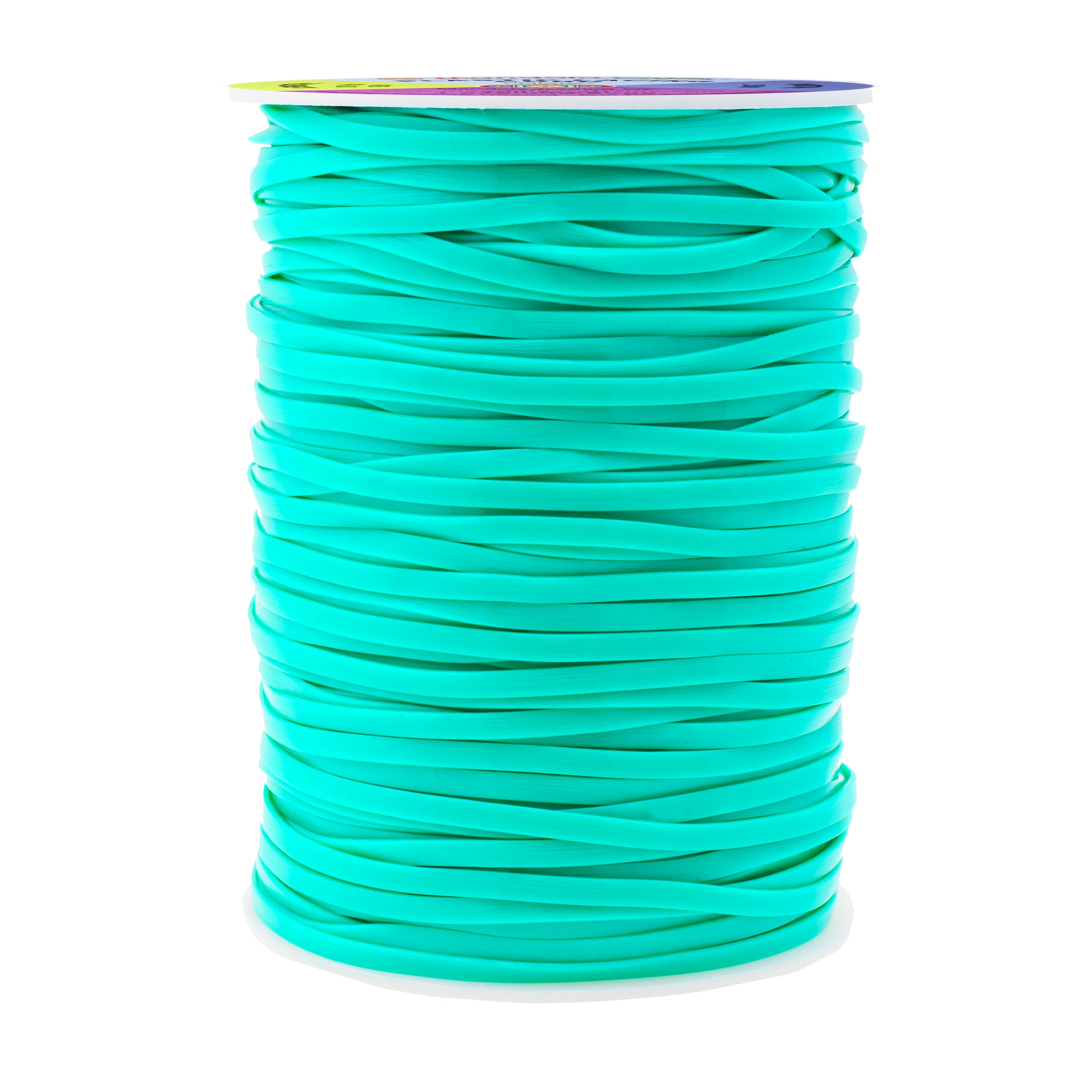 Plastic Lacing Cord Boondoggle String Kit - 2.5mm 100 Yds Gimp String Kit for Keychain Plastic Cord Bracelet Necklace Jewelry Making - Plastic Lanyard String