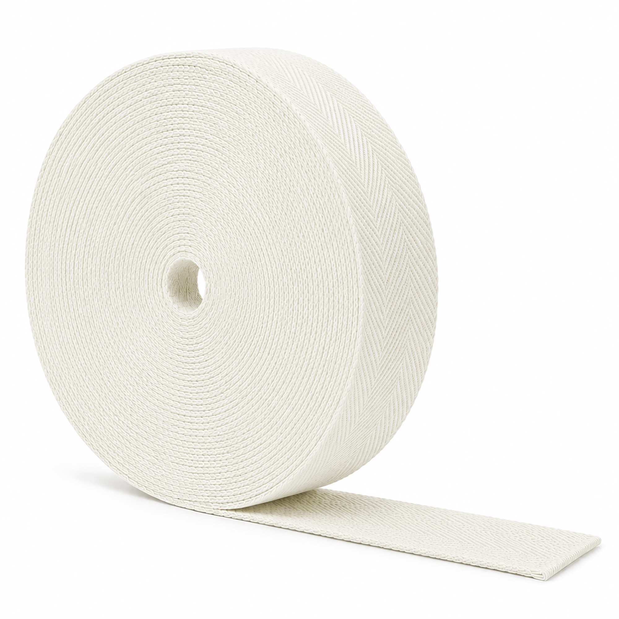 Cotton Twill Tape - Cotton Ribbon Webbing - Soft Cotton Herringbone Tape Cloth Strap for Seam Binding Sewing Trimming