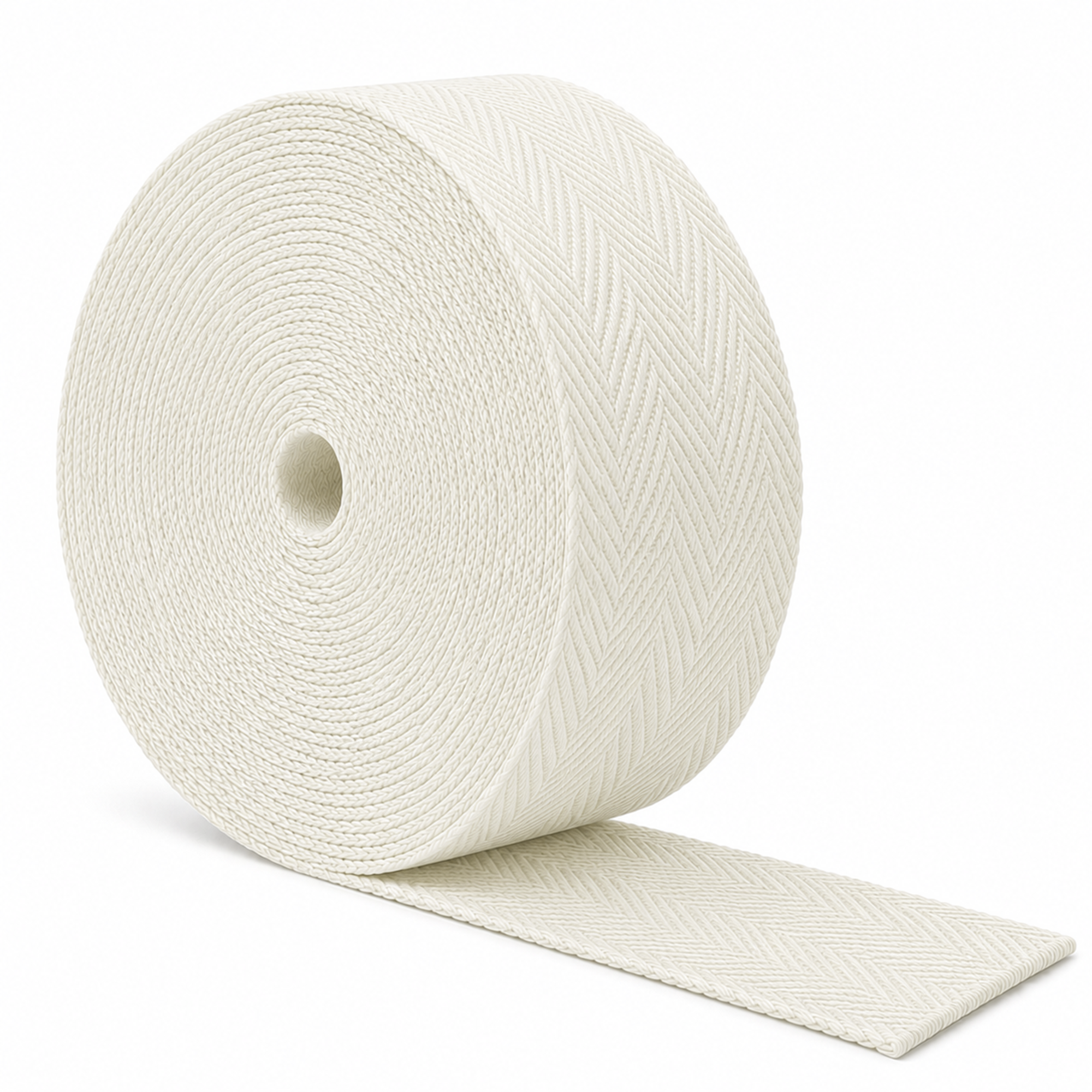 Cotton Twill Tape - Cotton Ribbon Webbing - Soft Cotton Herringbone Tape Cloth Strap for Seam Binding Sewing Trimming